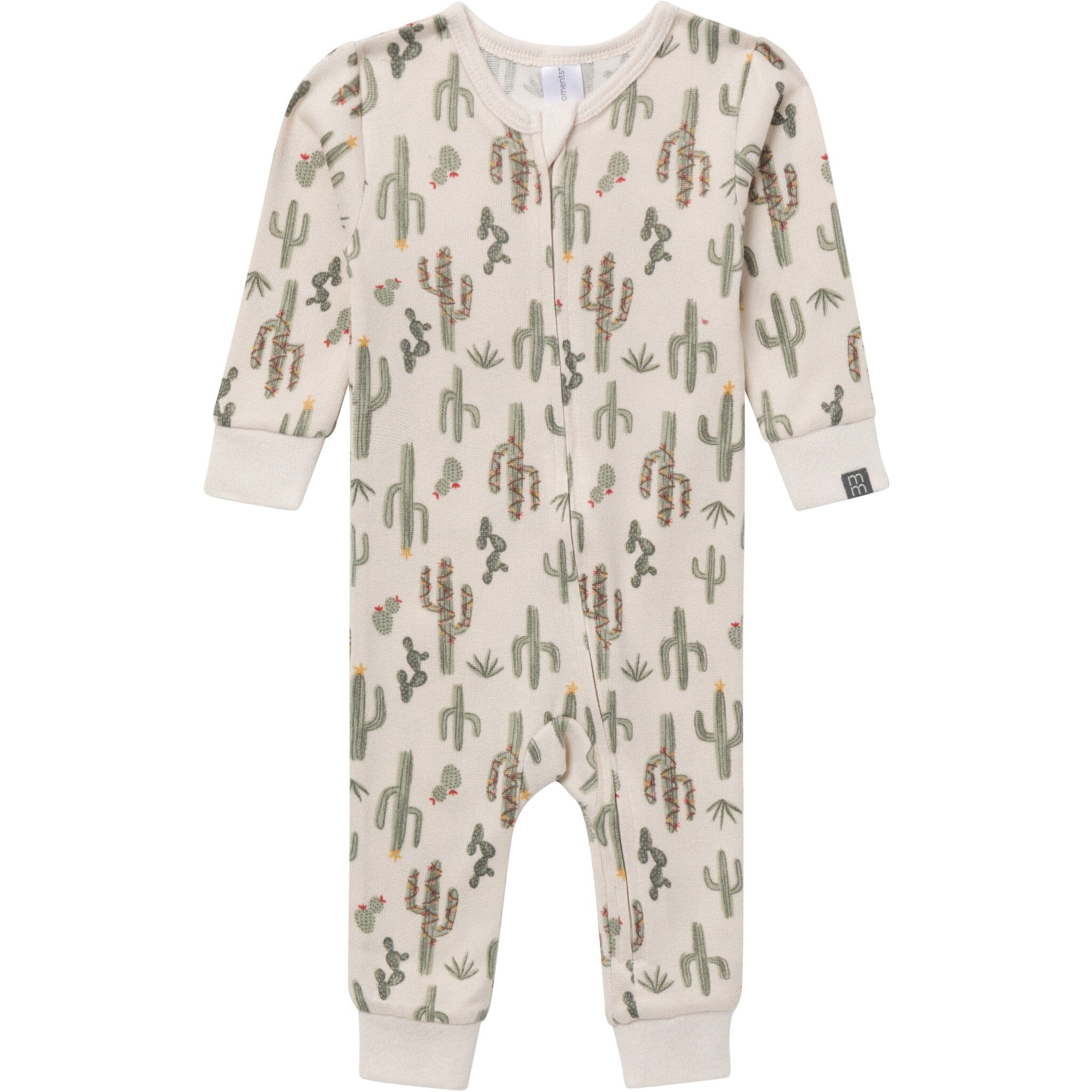 Baby & Toddler Neutral Christmas Cactus Snug Fit Footless Pajamas