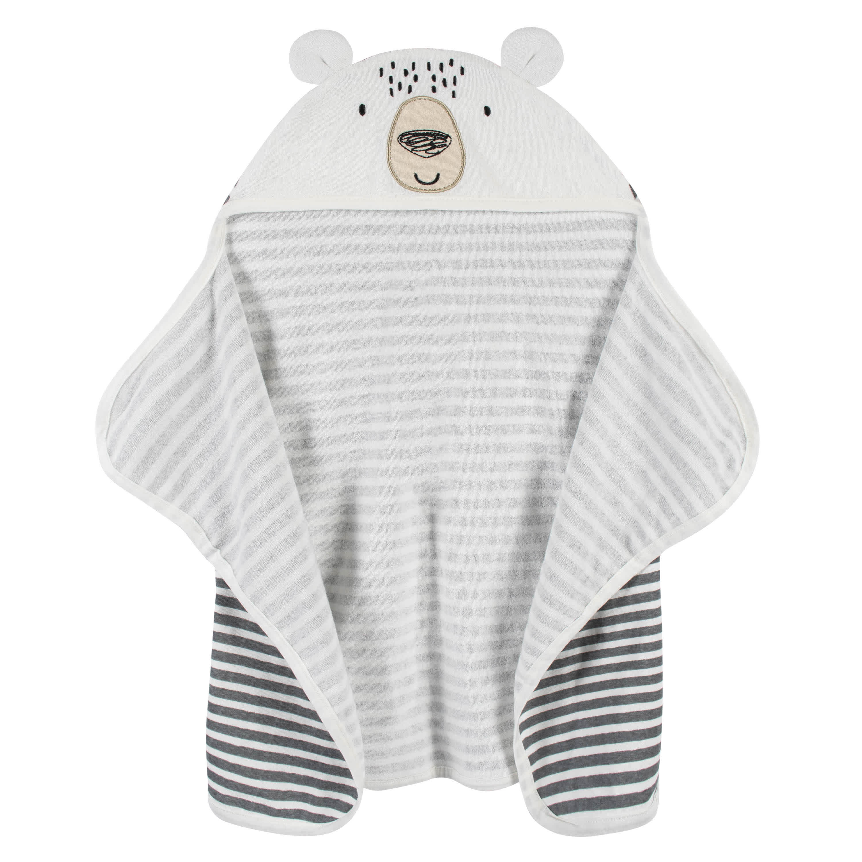 Baby Boys Bear Hooded Bath Wrap - Image 2