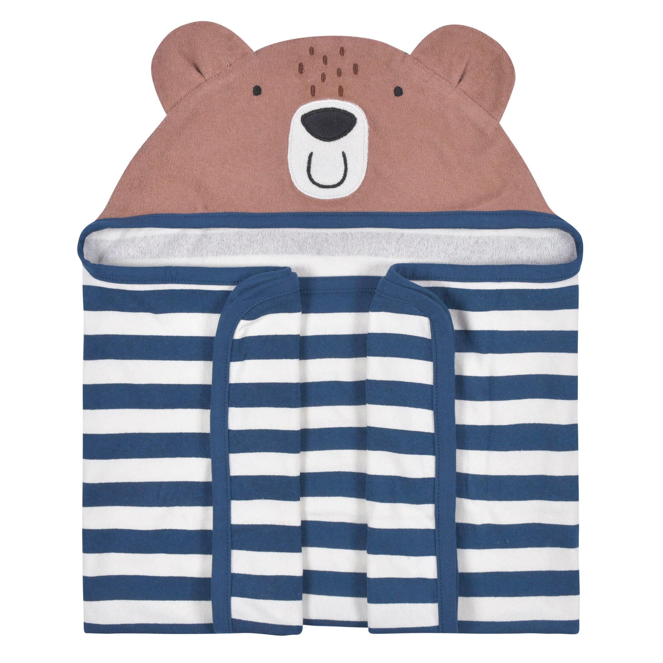 Baby Boys Bear Hooded Bath Wrap