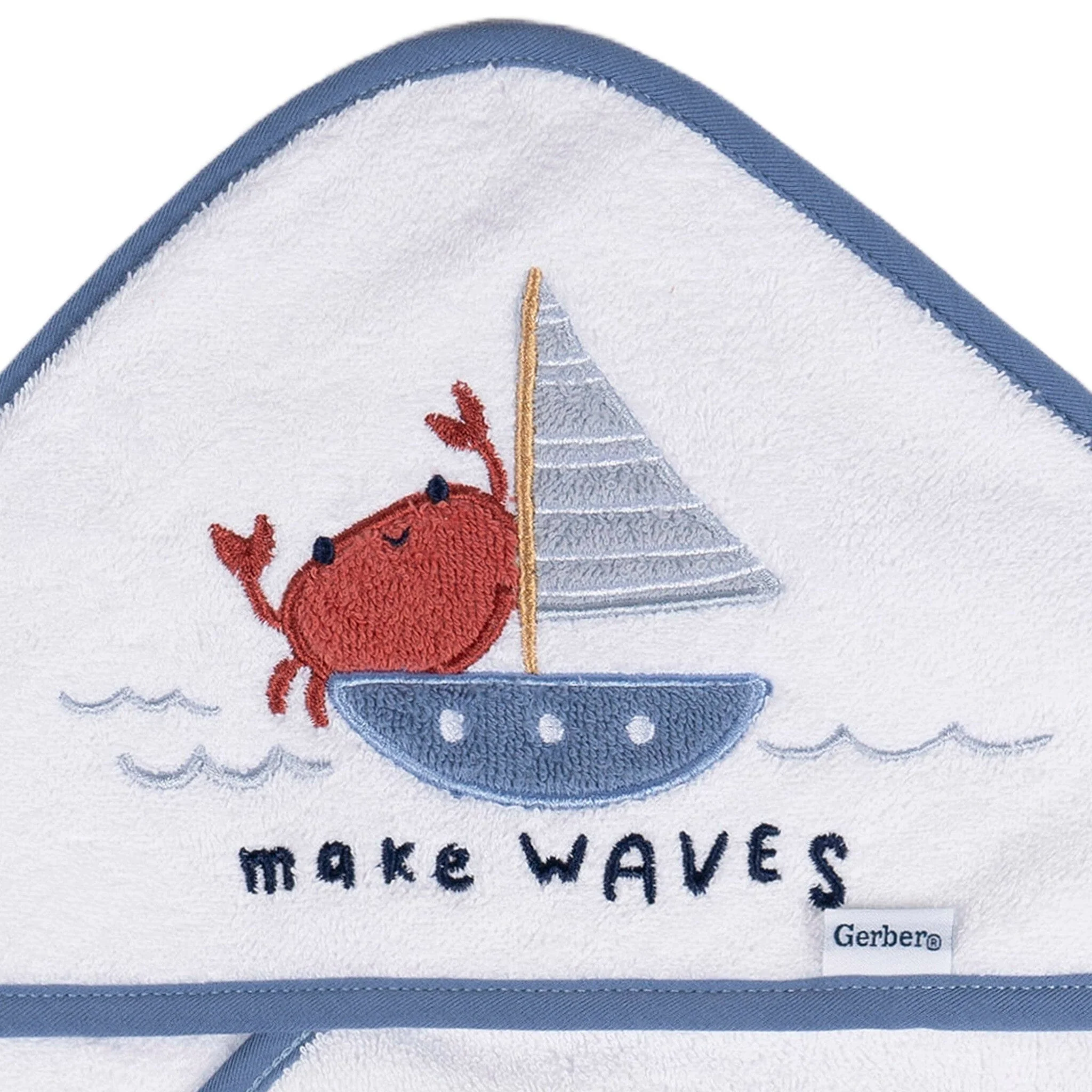 Baby Boys Little Lighthouse Hooded Towel - Image 4