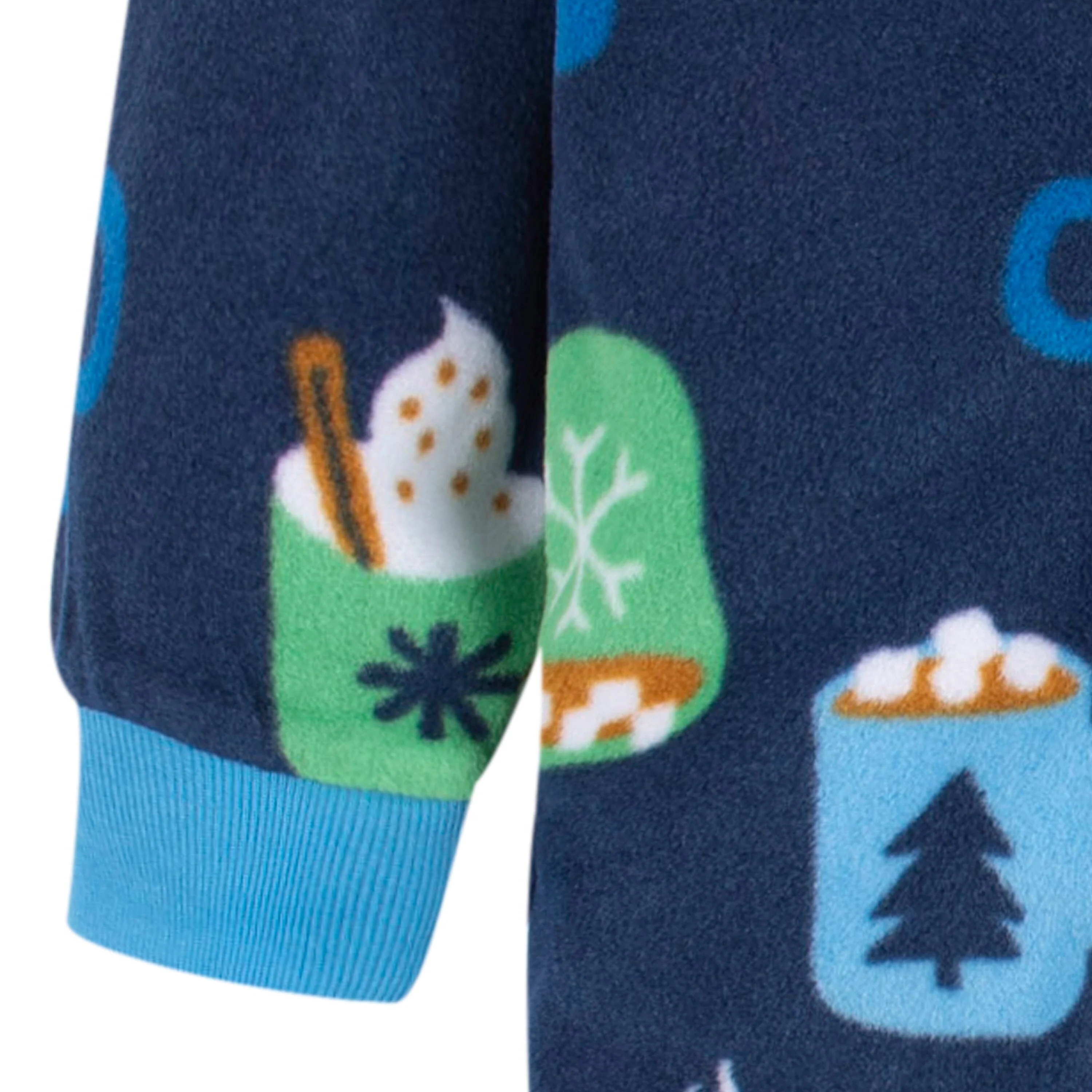 Baby & Toddler Neutral Hot Chocolate Fleece Pajamas - Image 3