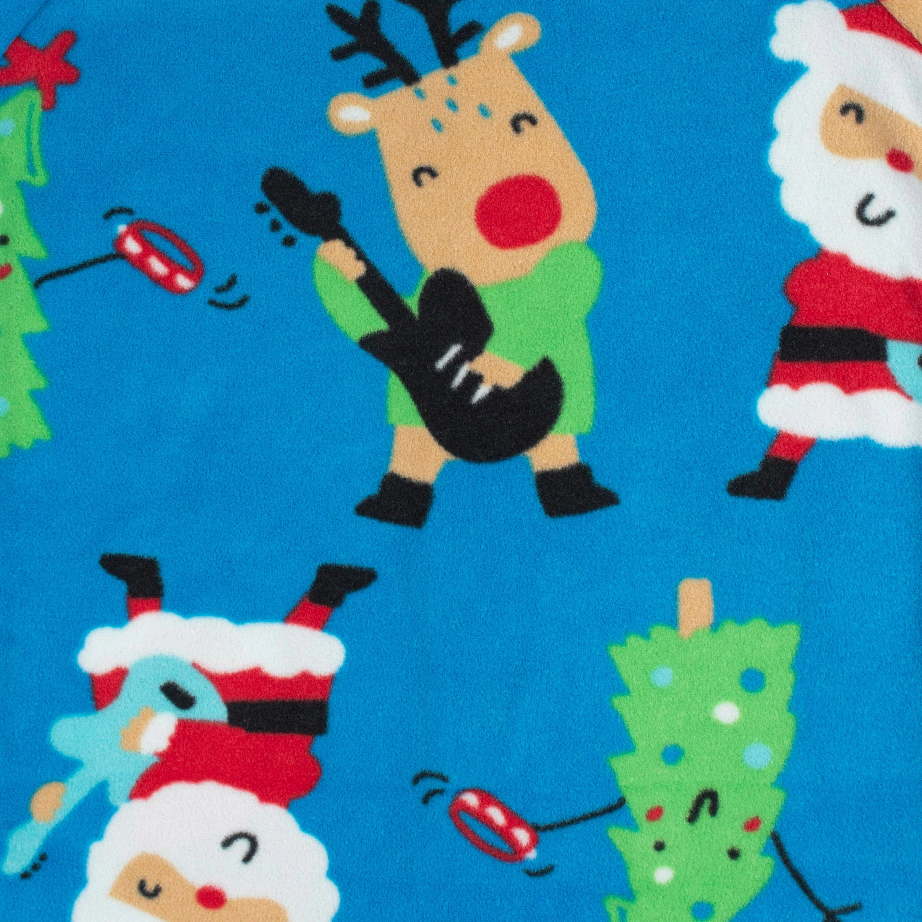 Baby & Toddler Neutral Santa Fleece Pajamas - Image 4