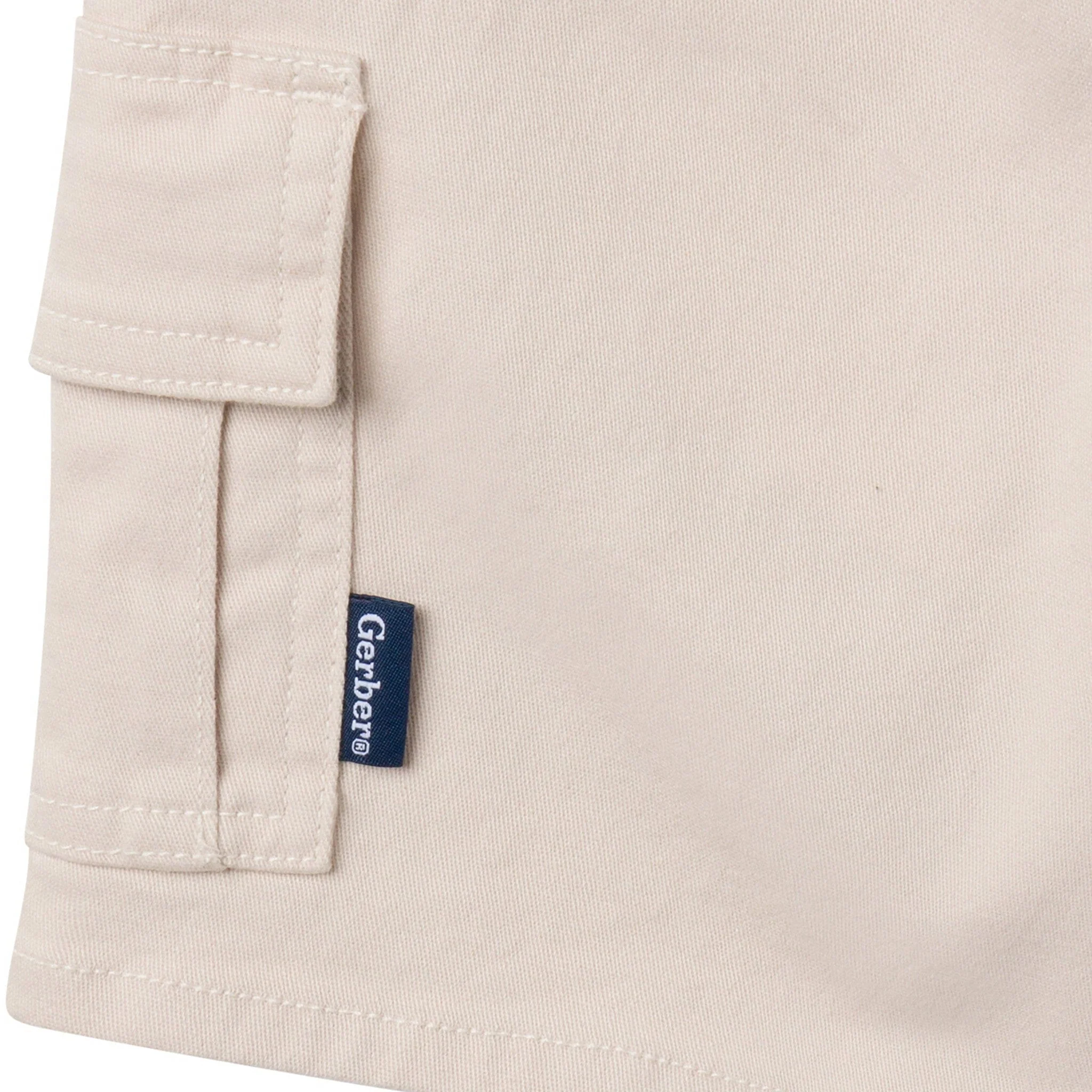 Baby & Toddler Boys Tan Twill Cargo Shorts - Image 6