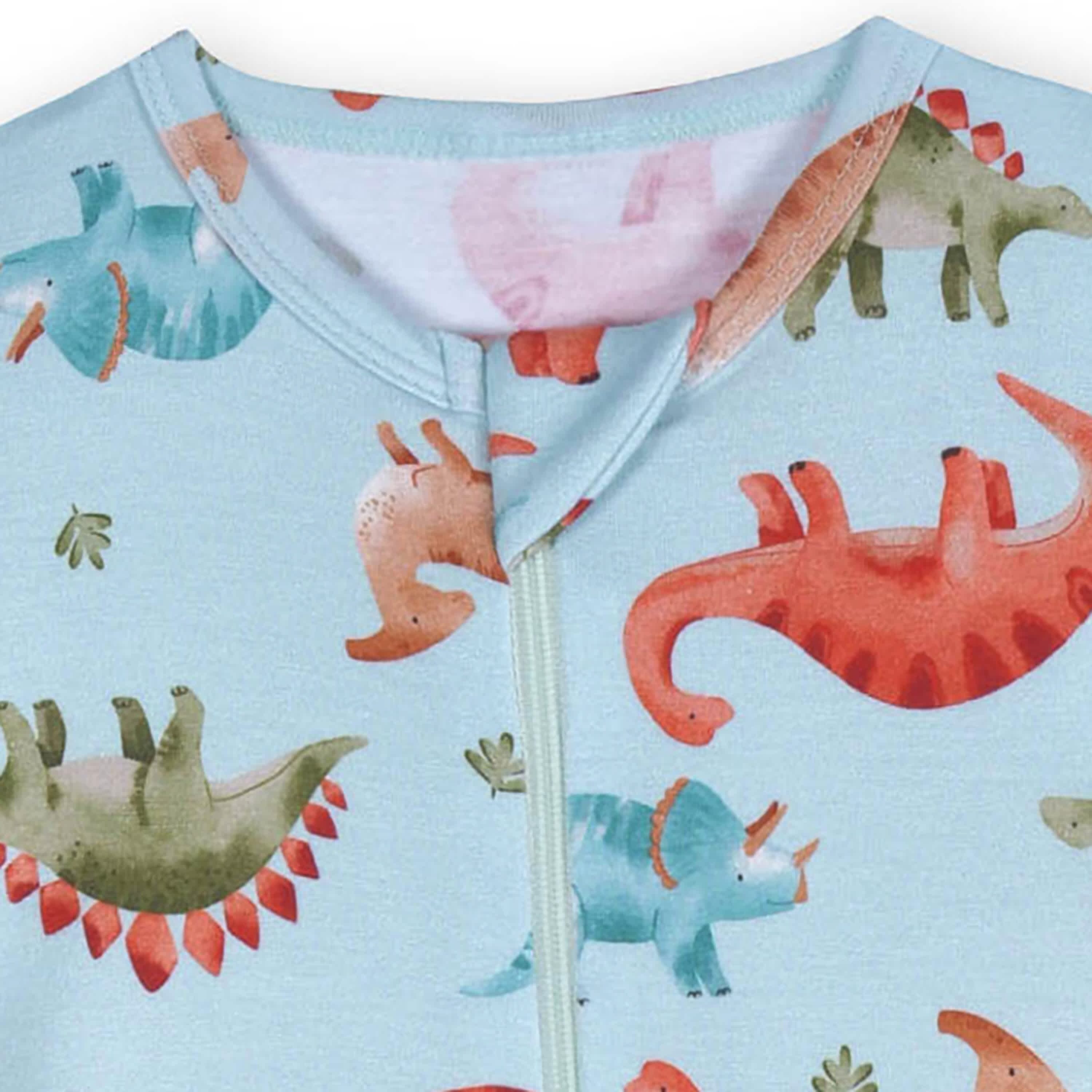 Baby & Toddler Snugosaurous Buttery Soft Viscose Made from Eucalyptus Snug Fit Footed Pajamas - Image 7