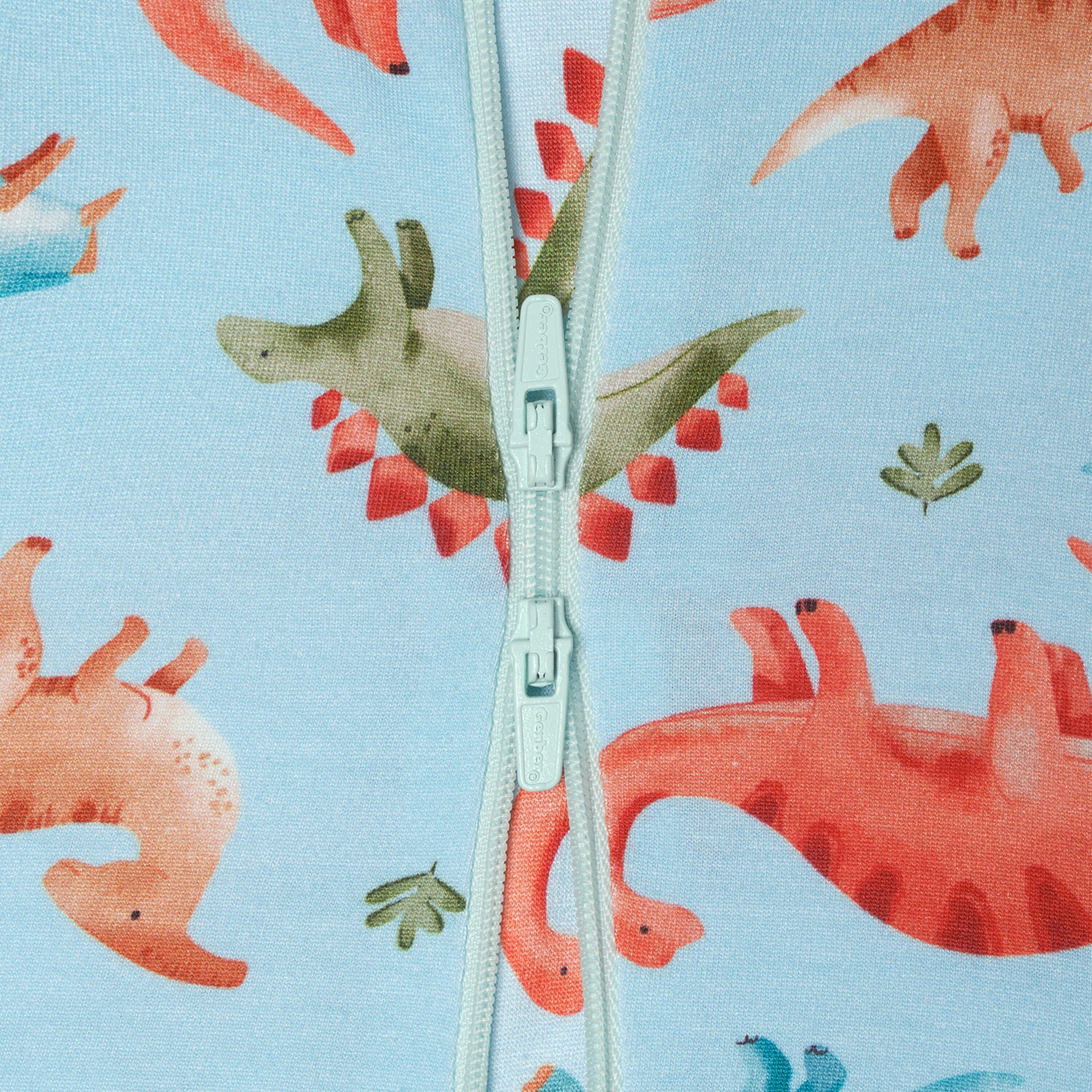 Baby & Toddler Snugosaurous Buttery Soft Viscose Made from Eucalyptus Snug Fit Footed Pajamas - Image 8