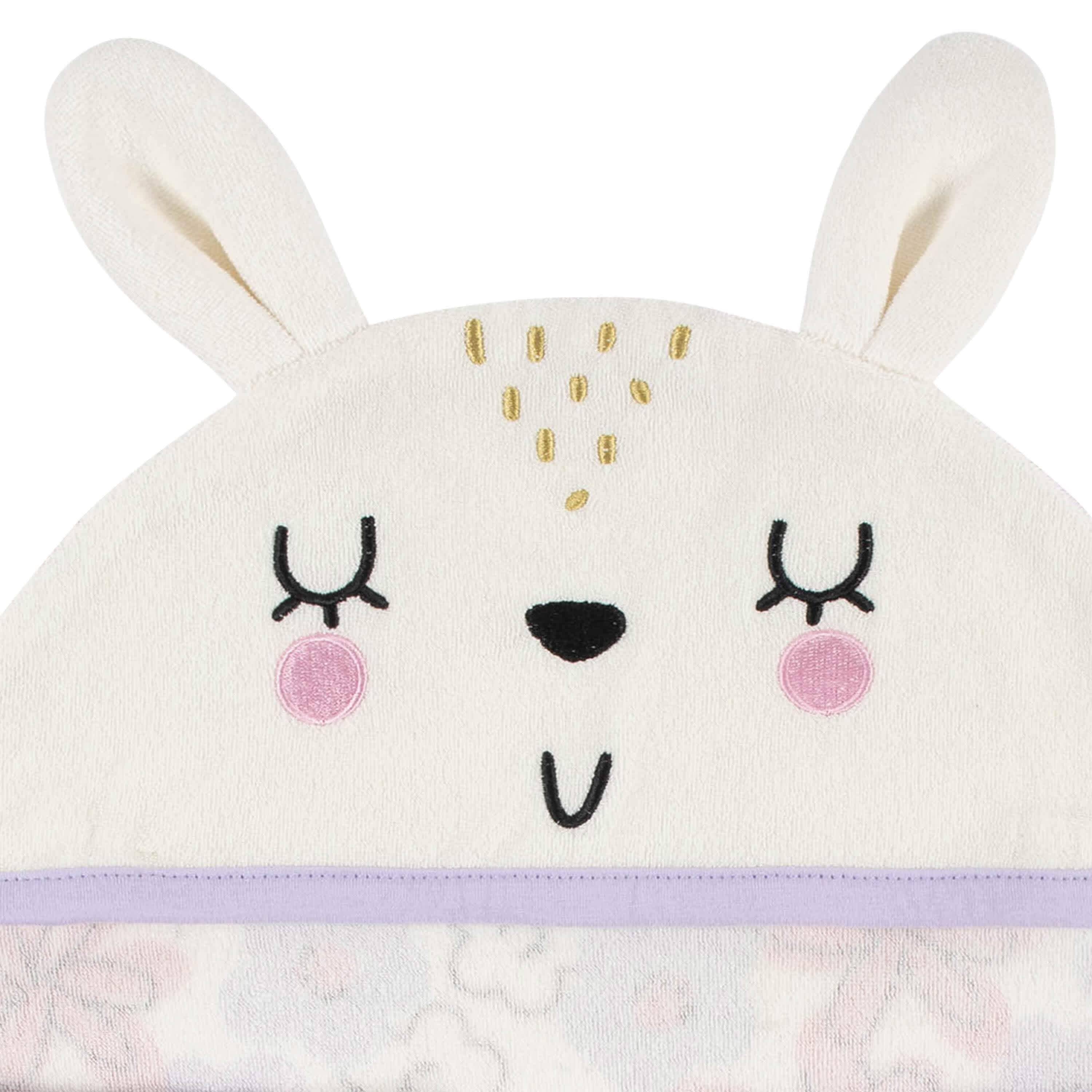 Girls Bunny Ballerina Bath Wrap - Image 2