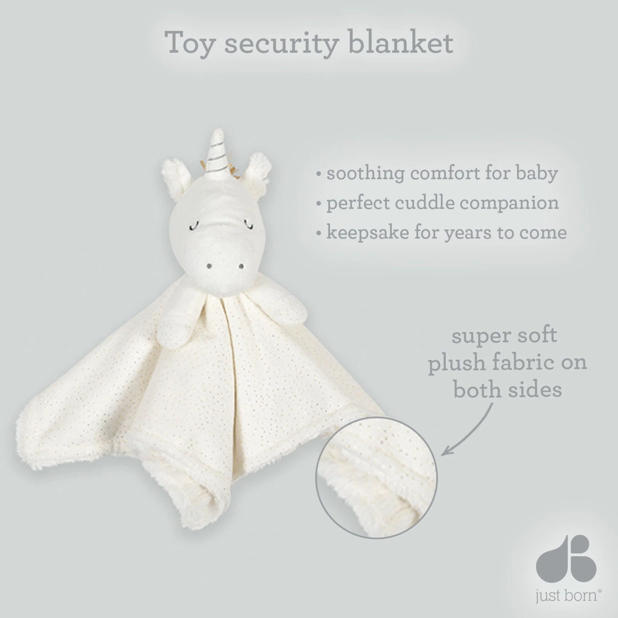 Embroidered Baby Girls Bunny Security Blanket - Image 5