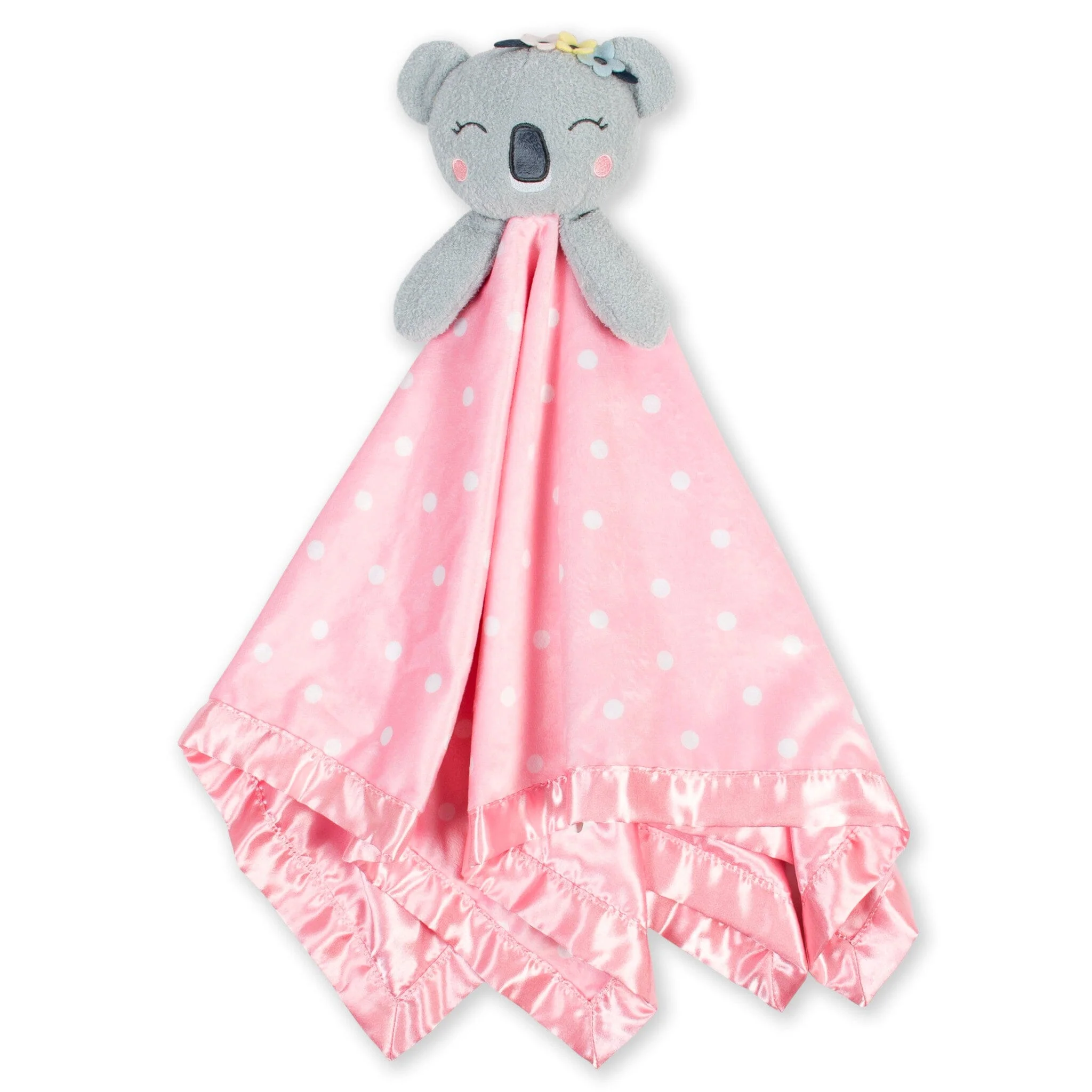 Embroidered Baby Girls Koala Oversized Security Blanket - Image 3
