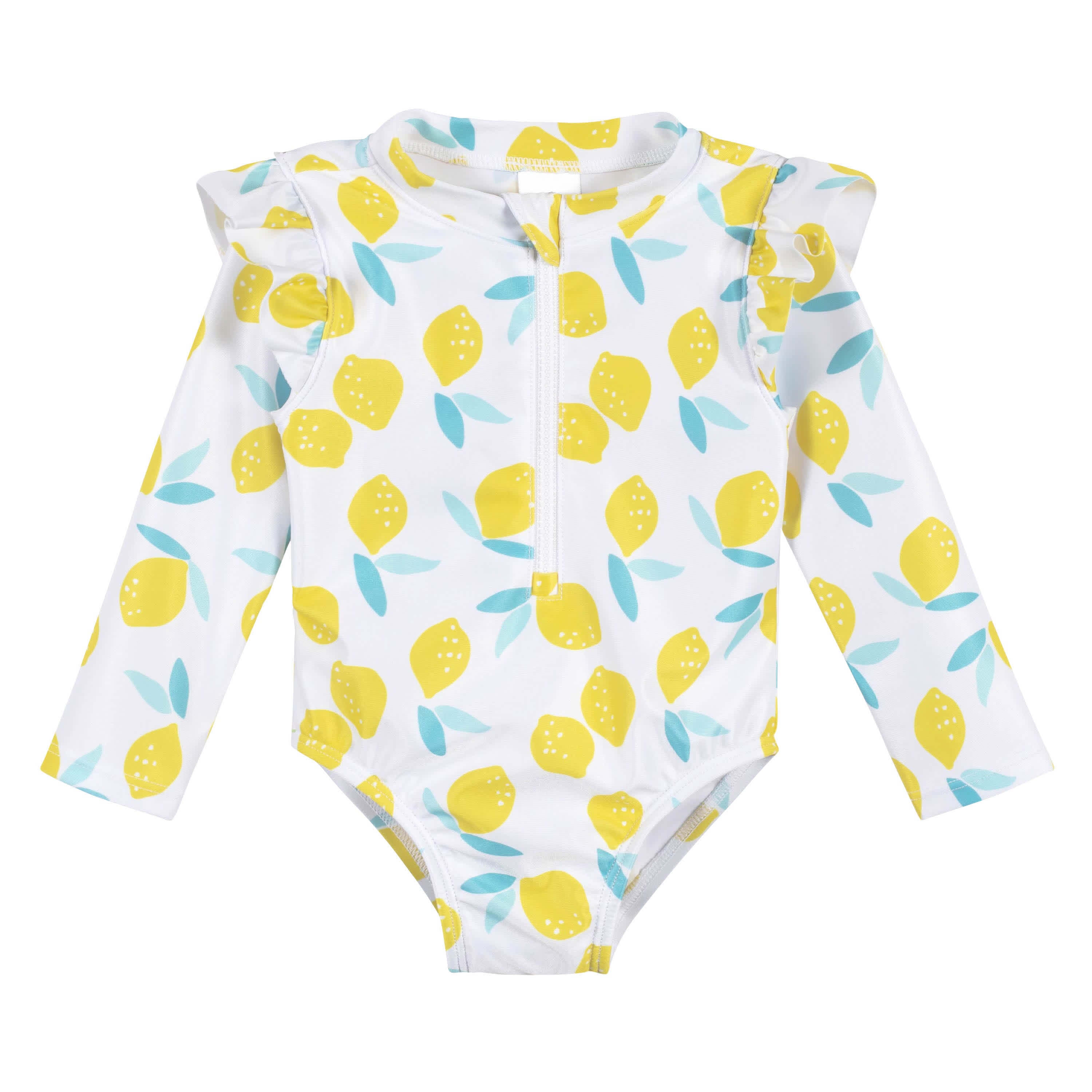 Baby & Toddler Girls UPF 50+ Lemon Squeeze Rash Guard