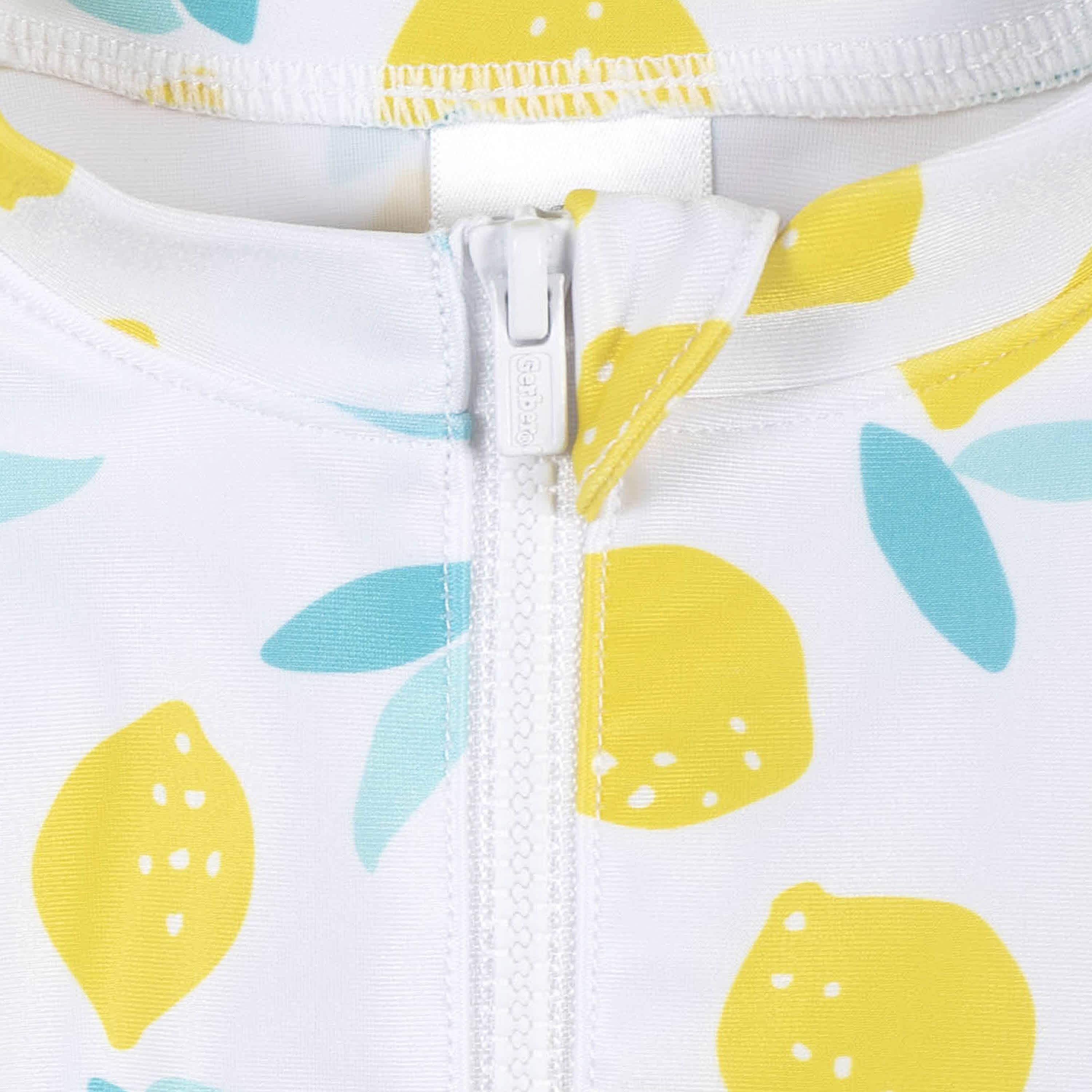 Baby & Toddler Girls UPF 50+ Lemon Squeeze Rash Guard - Image 5