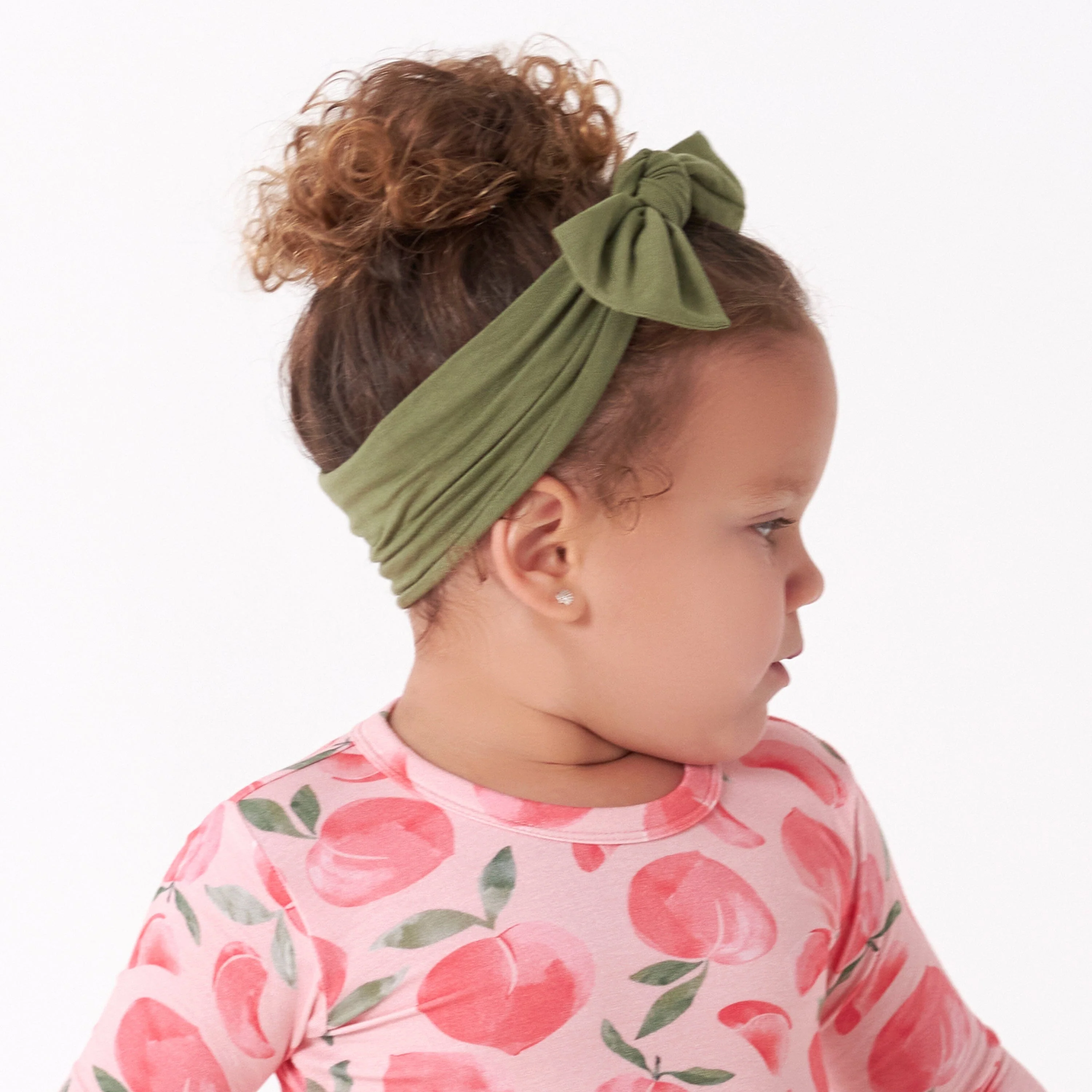 Girls Moss Buttery Soft Viscose Made from Eucalyptus Headband - Image 2