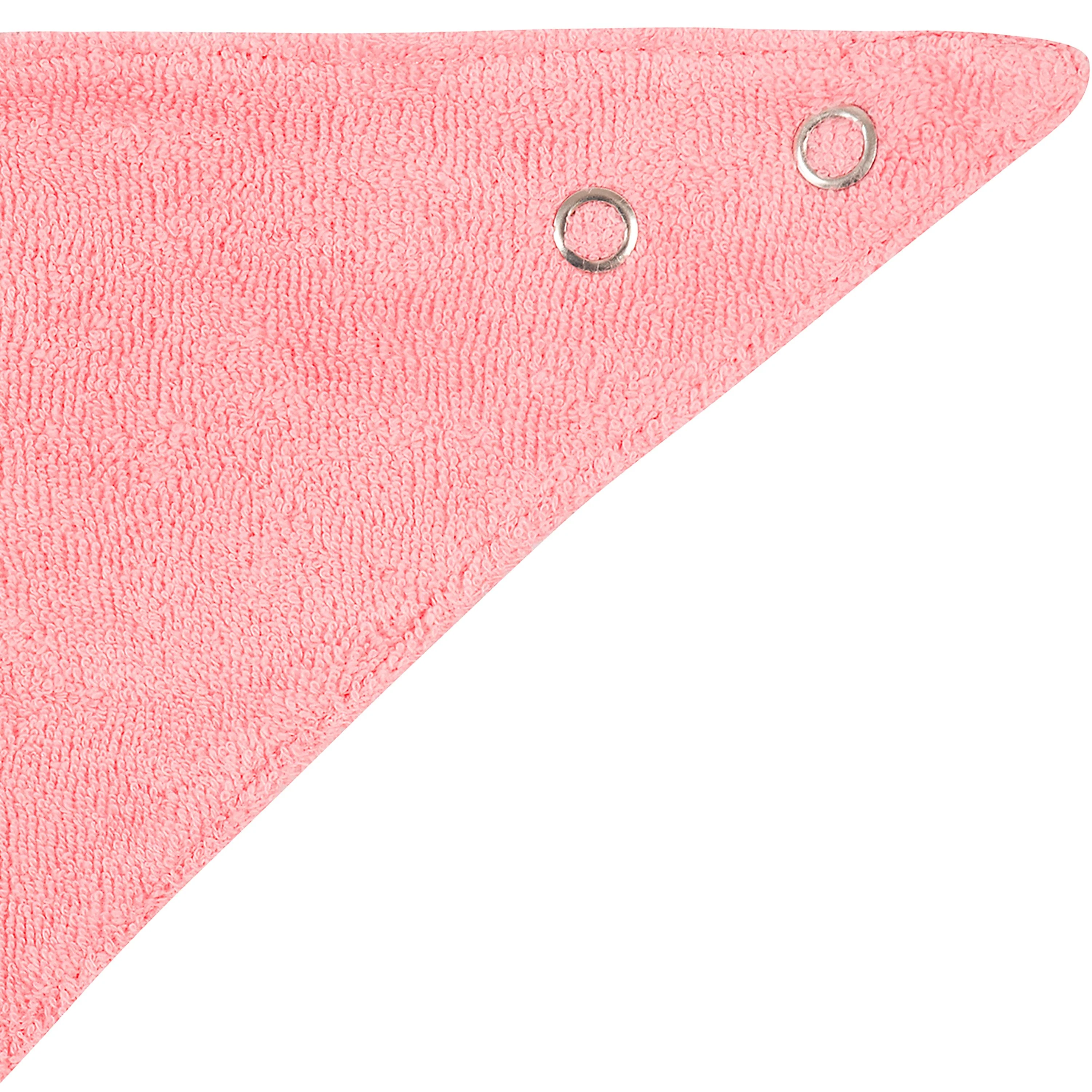 Baby Girls Pink Organic Bib - Image 3