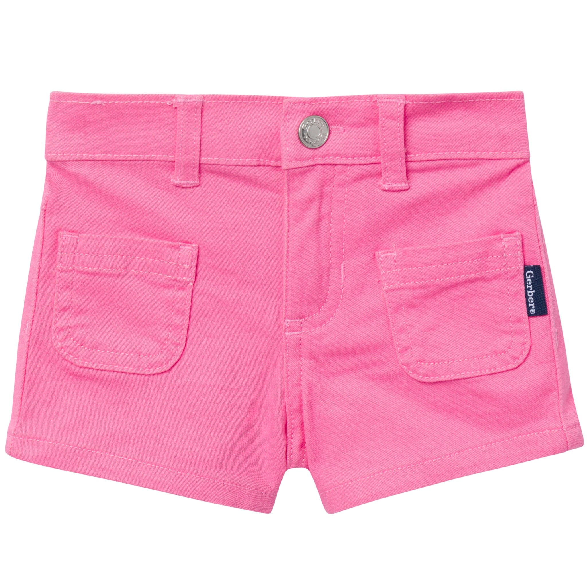 Baby & Toddler Girls Pink Twill Shorts