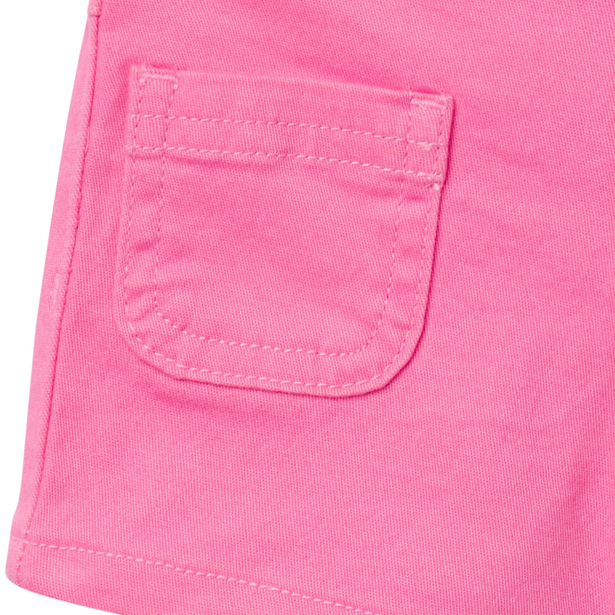Baby & Toddler Girls Pink Twill Shorts - Image 4