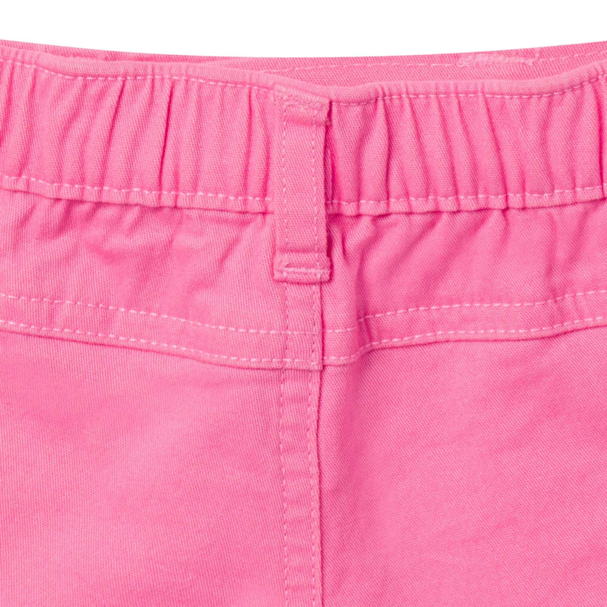 Baby & Toddler Girls Pink Twill Shorts - Image 6