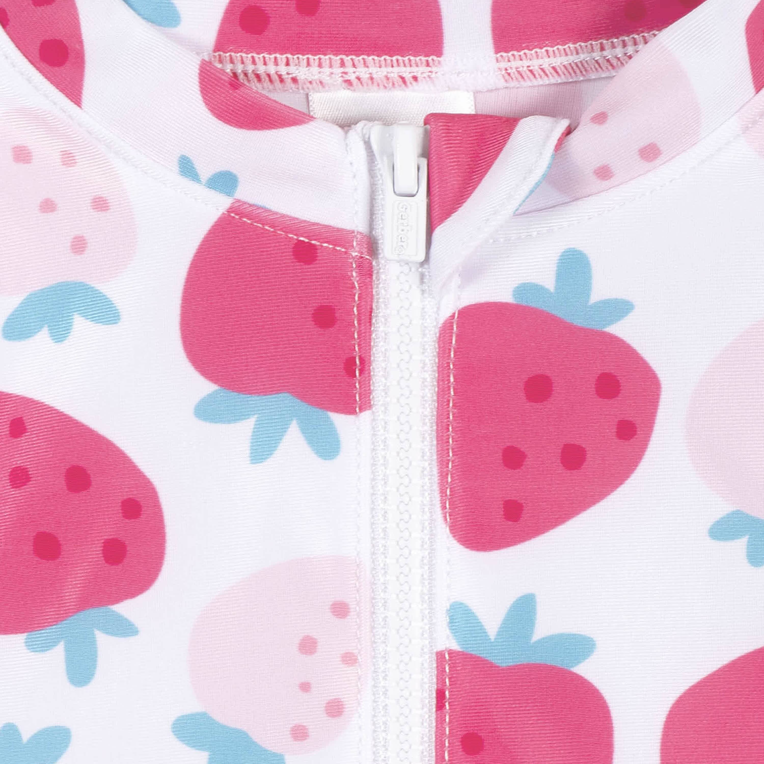 Baby & Toddler Girls UPF 50+ Strawberry Rash Guard - Image 3