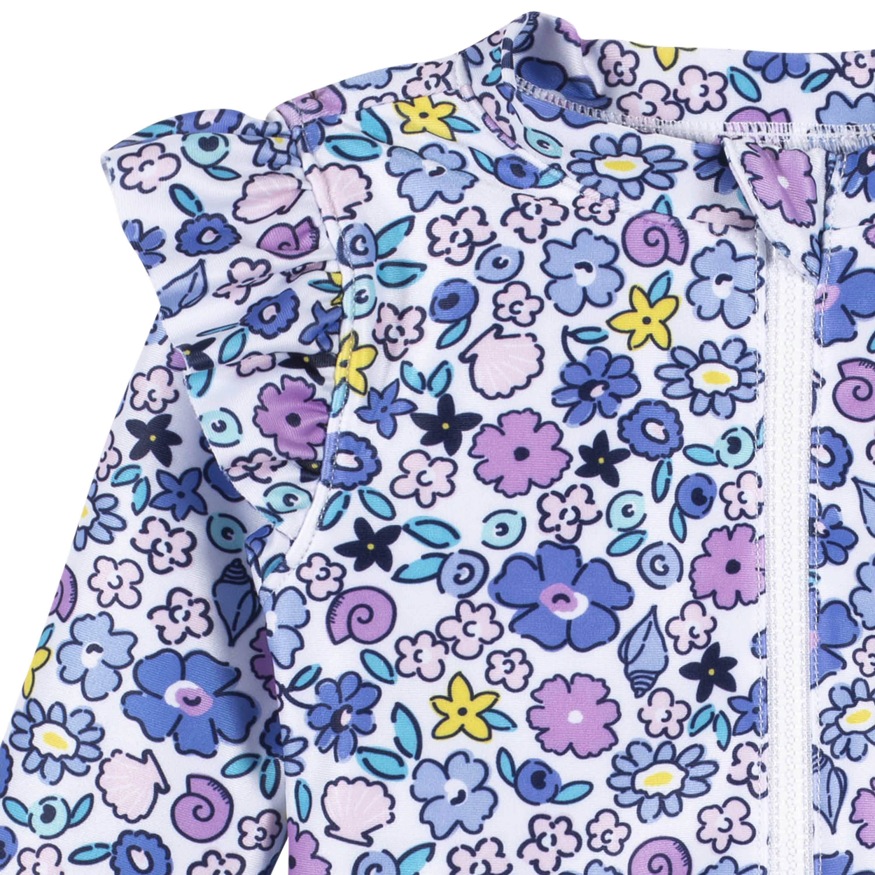 Baby & Toddler Girls UPF 50+ Vacation Vibes Rash Guard - Image 3