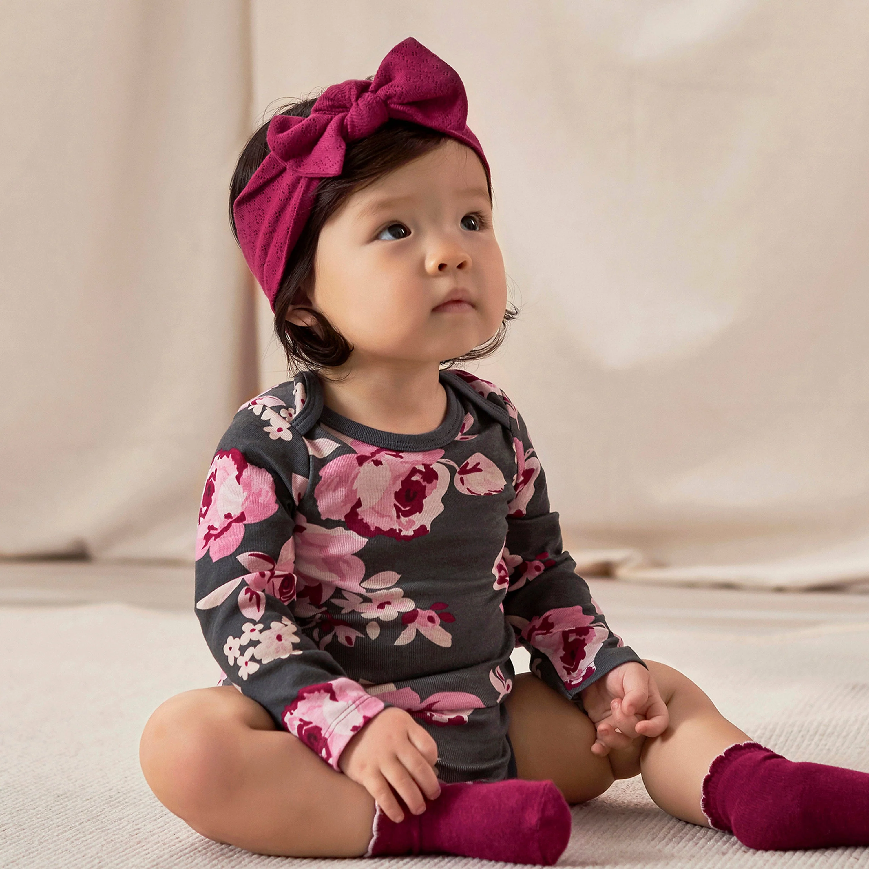 Baby Girls Wine Headband - Image 2