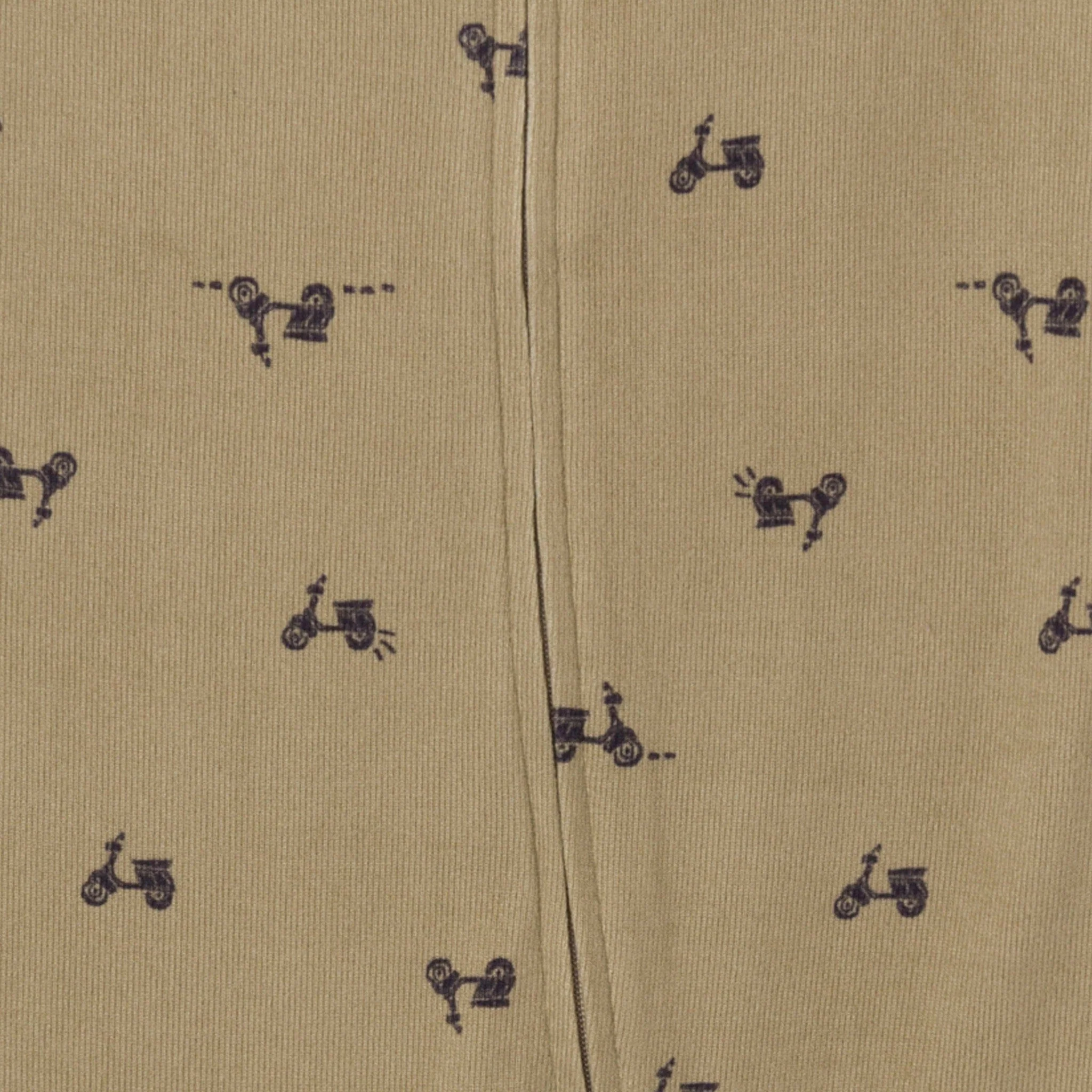 Baby & Toddler Neutral Olive Scooters Snug Fit Footless Pajamas - Image 4