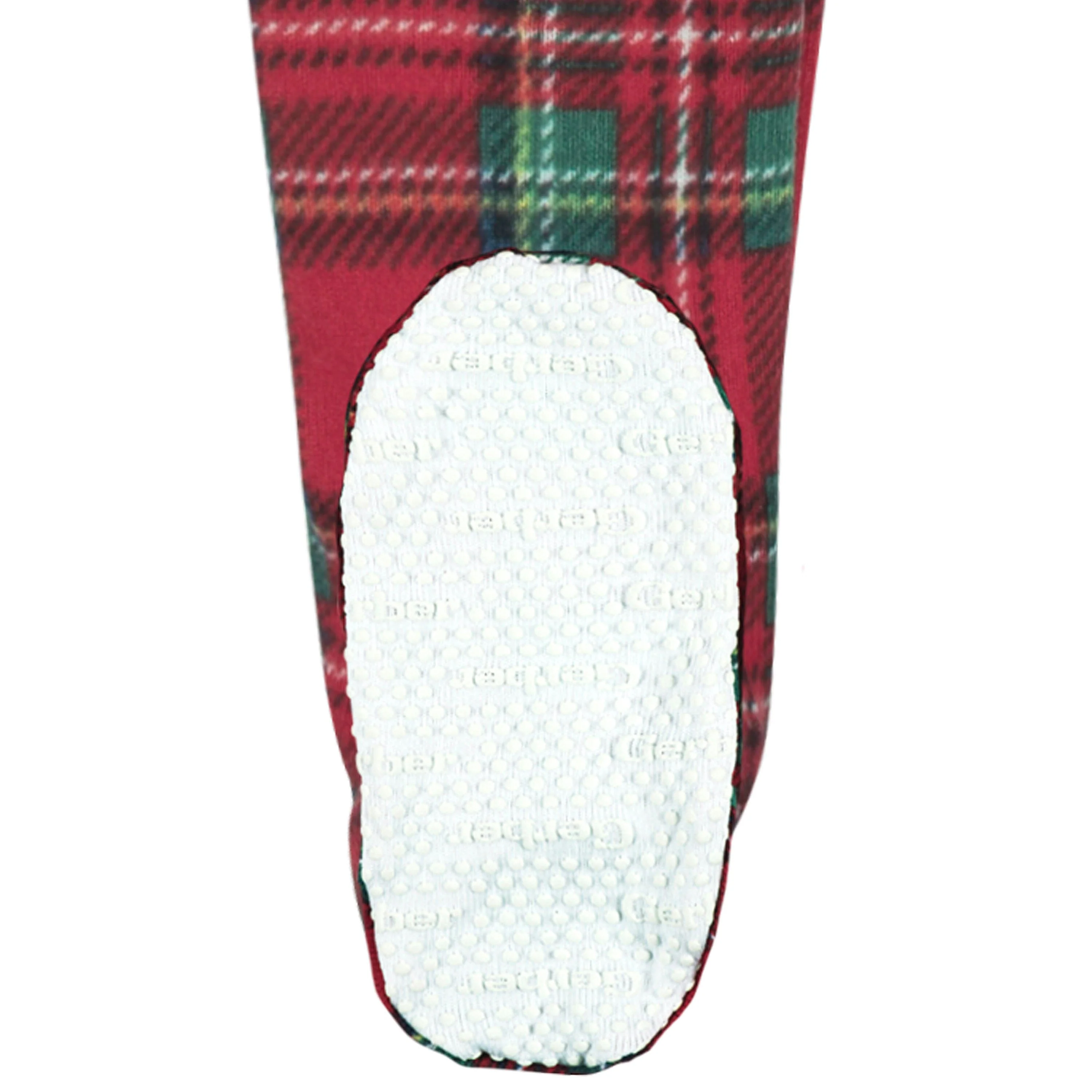 Baby & Toddler Neutral Stewart Plaid Hacci Snug Fit Footed Pajamas - Image 9
