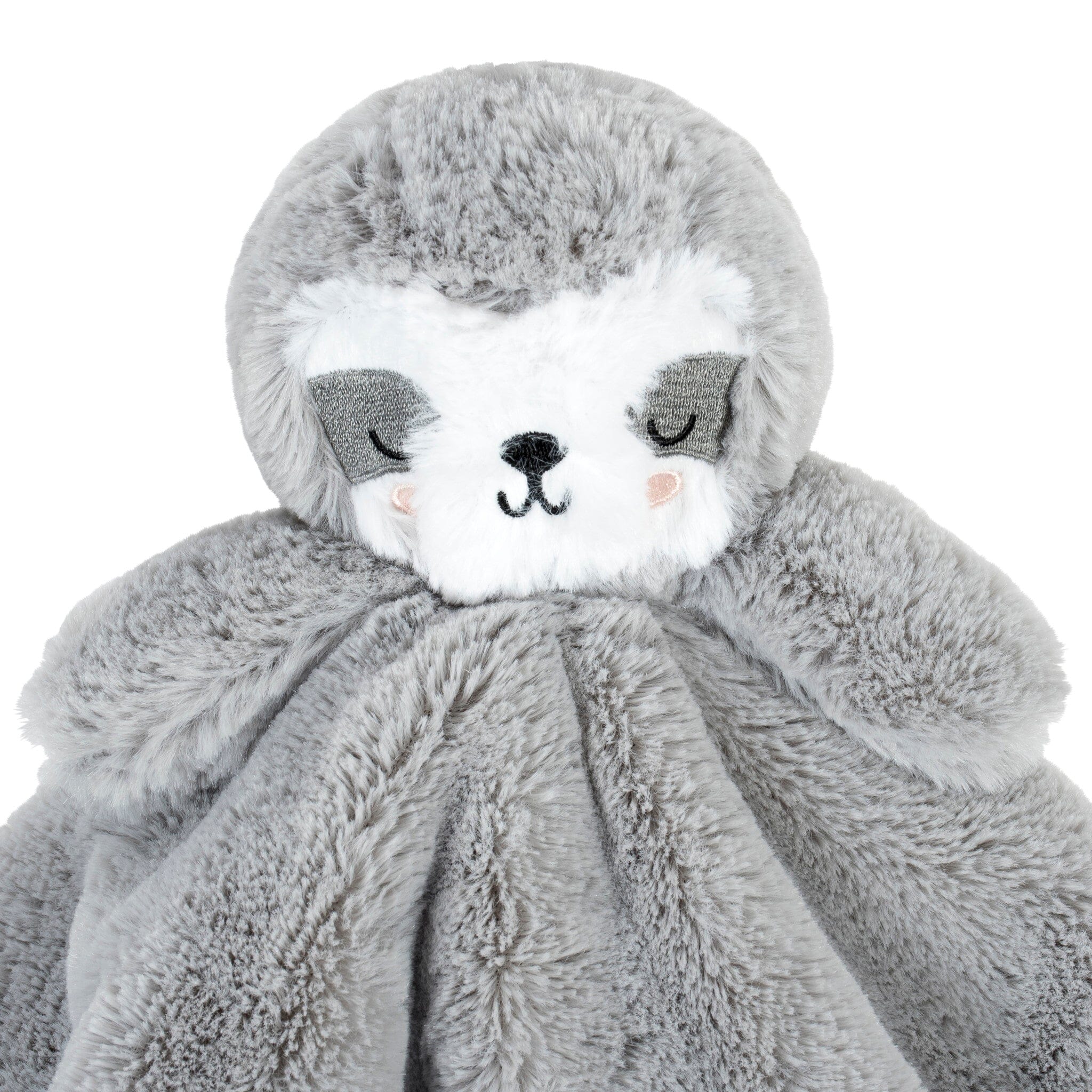 Embroidered Baby Neutral Sloth Security Blanket - Image 3