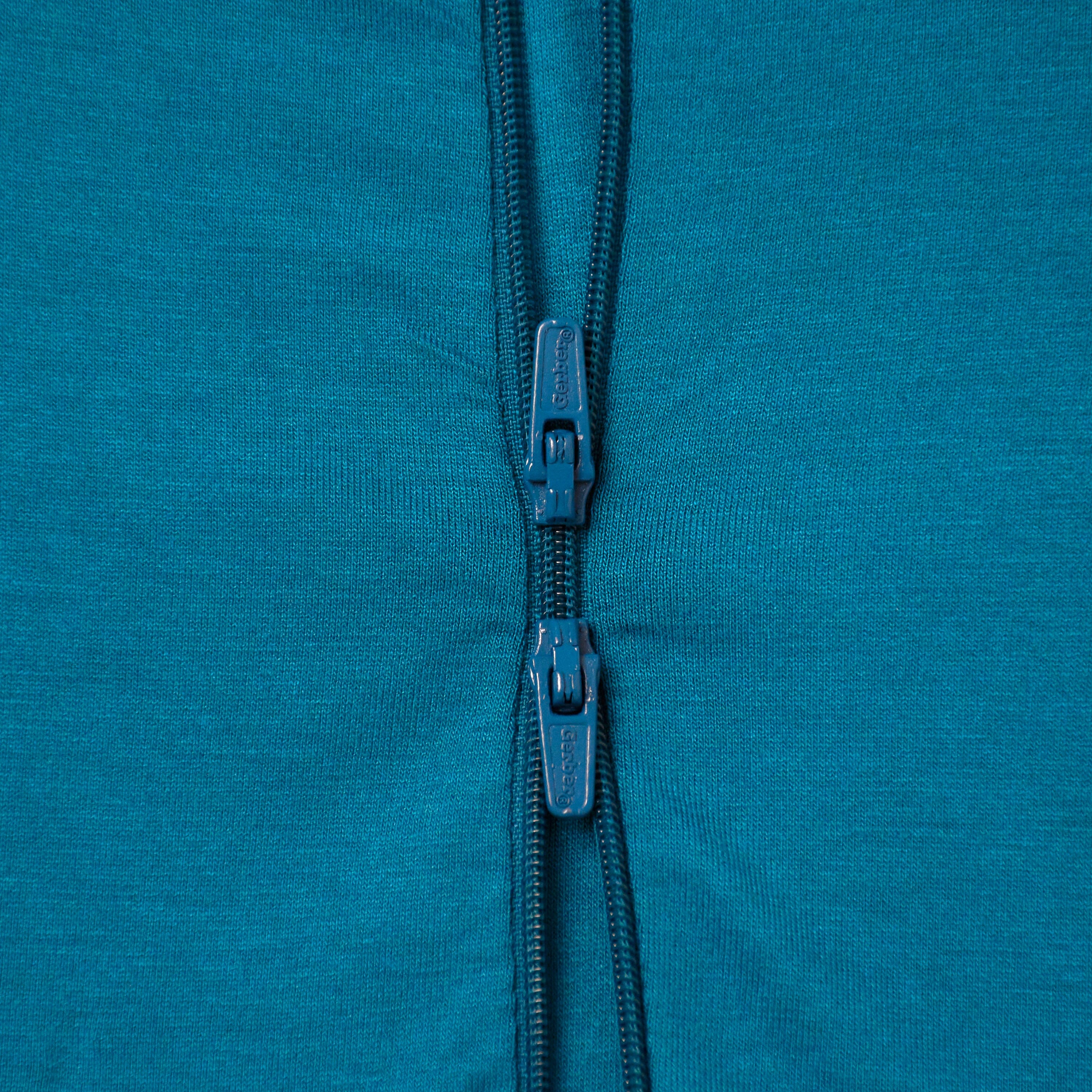 Baby & Toddler Ocean Teal Buttery Soft Viscose Made from Eucalyptus Snug Fit Footed Pajamas - Image 5
