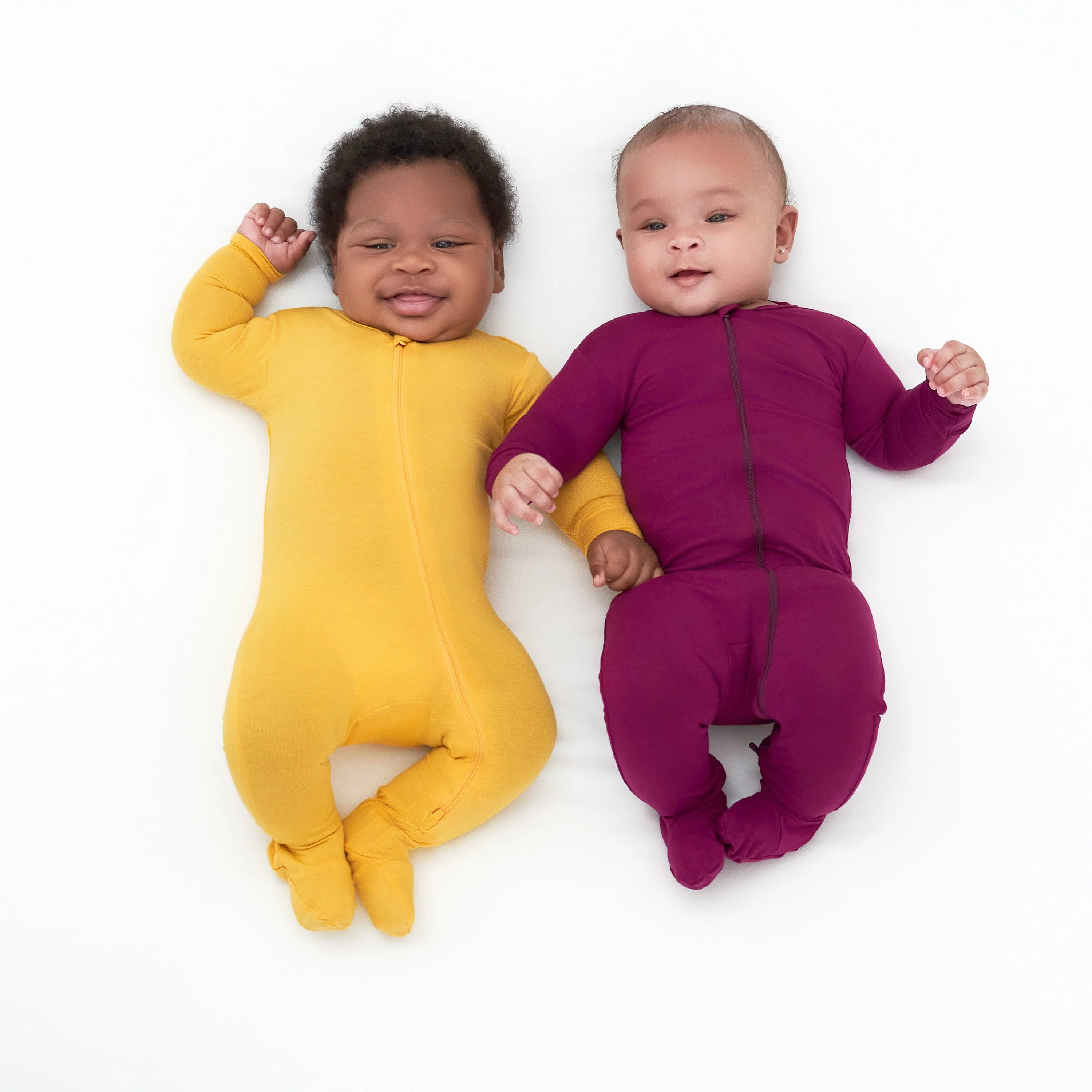 Baby & Toddler Honey Buttery Soft Viscose Made from Eucalyptus Snug Fit Footed Pajamas - Image 3