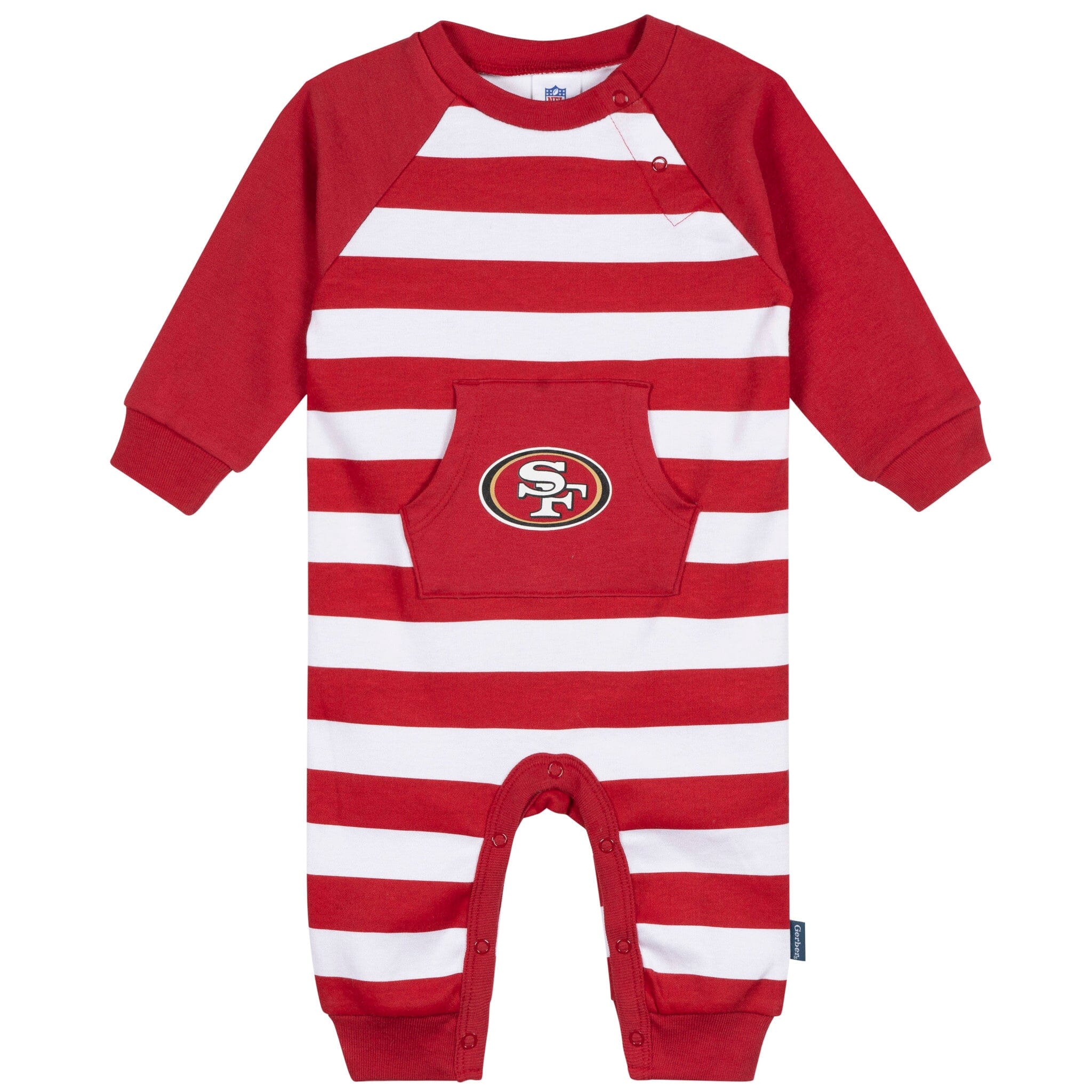 Baby San Francisco 49ers Football Romper with Pocket