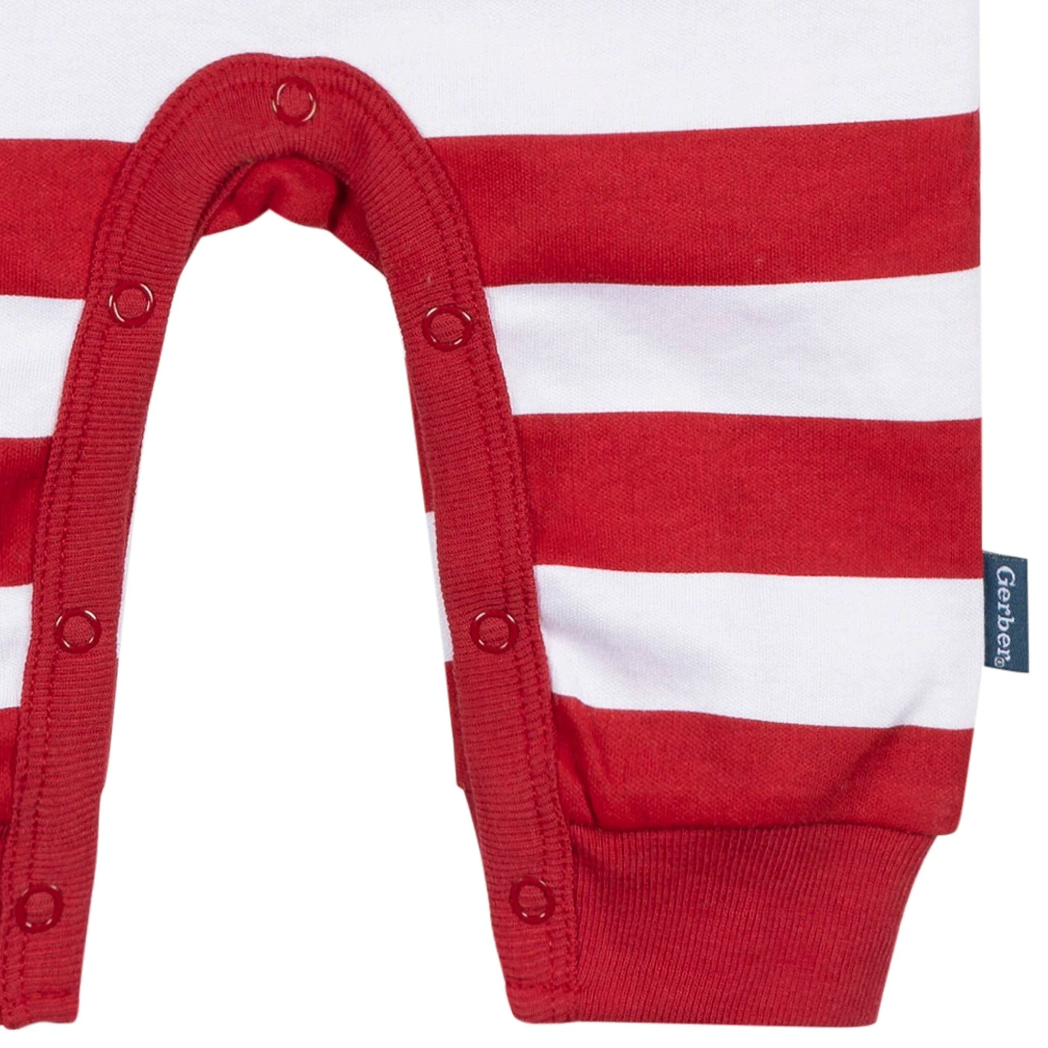 Baby San Francisco 49ers Football Romper with Pocket - Image 4