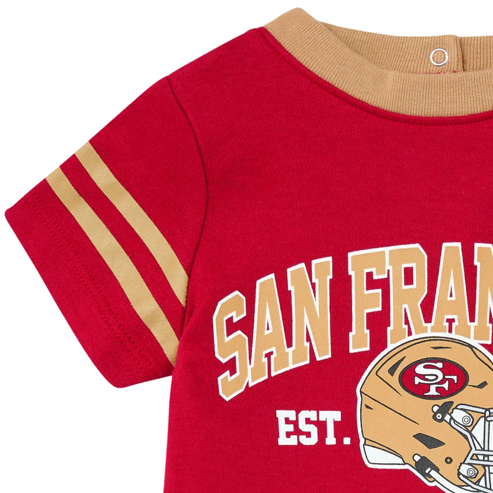 Baby Boys San Francisco 49ers Romper - Image 3
