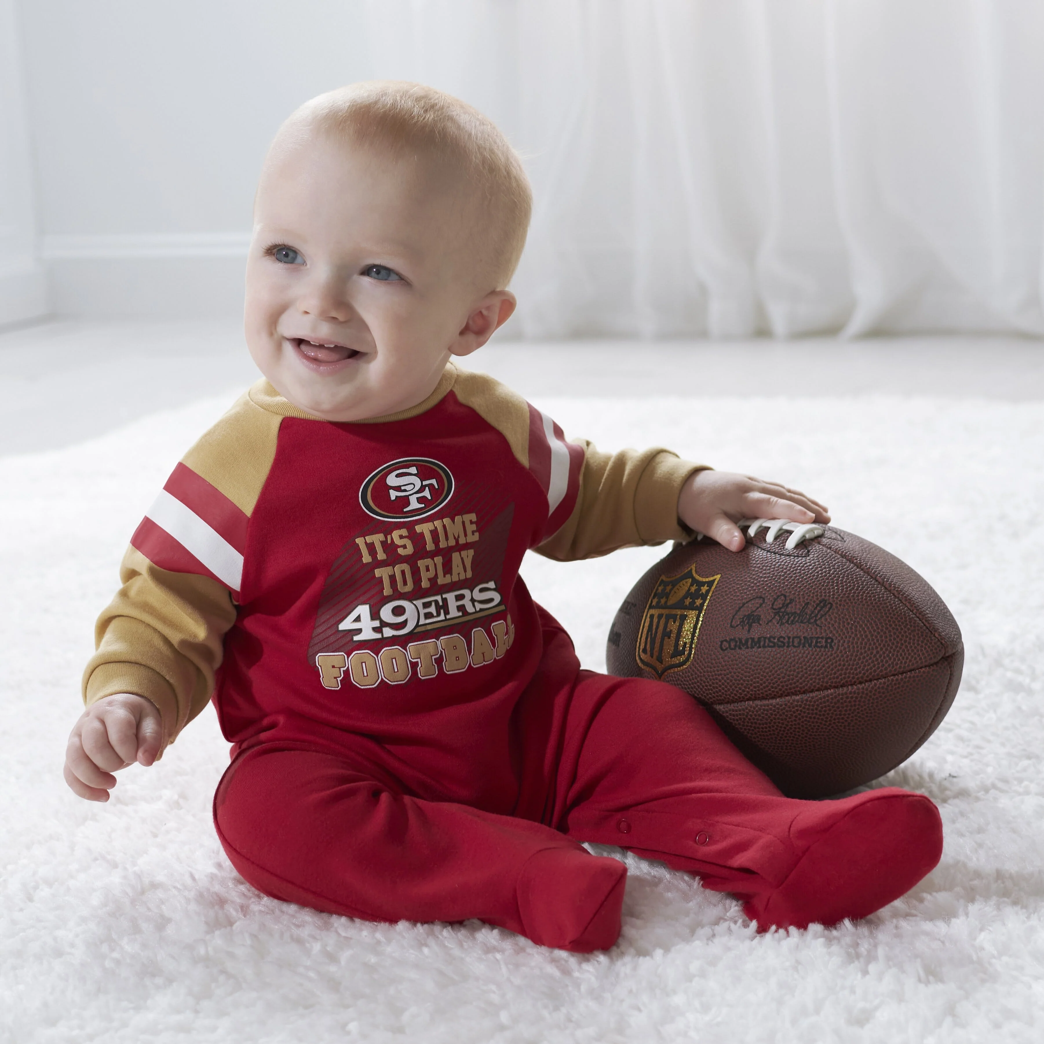 Baby Boys San Francisco 49ers Sleep 'n Play - Image 2