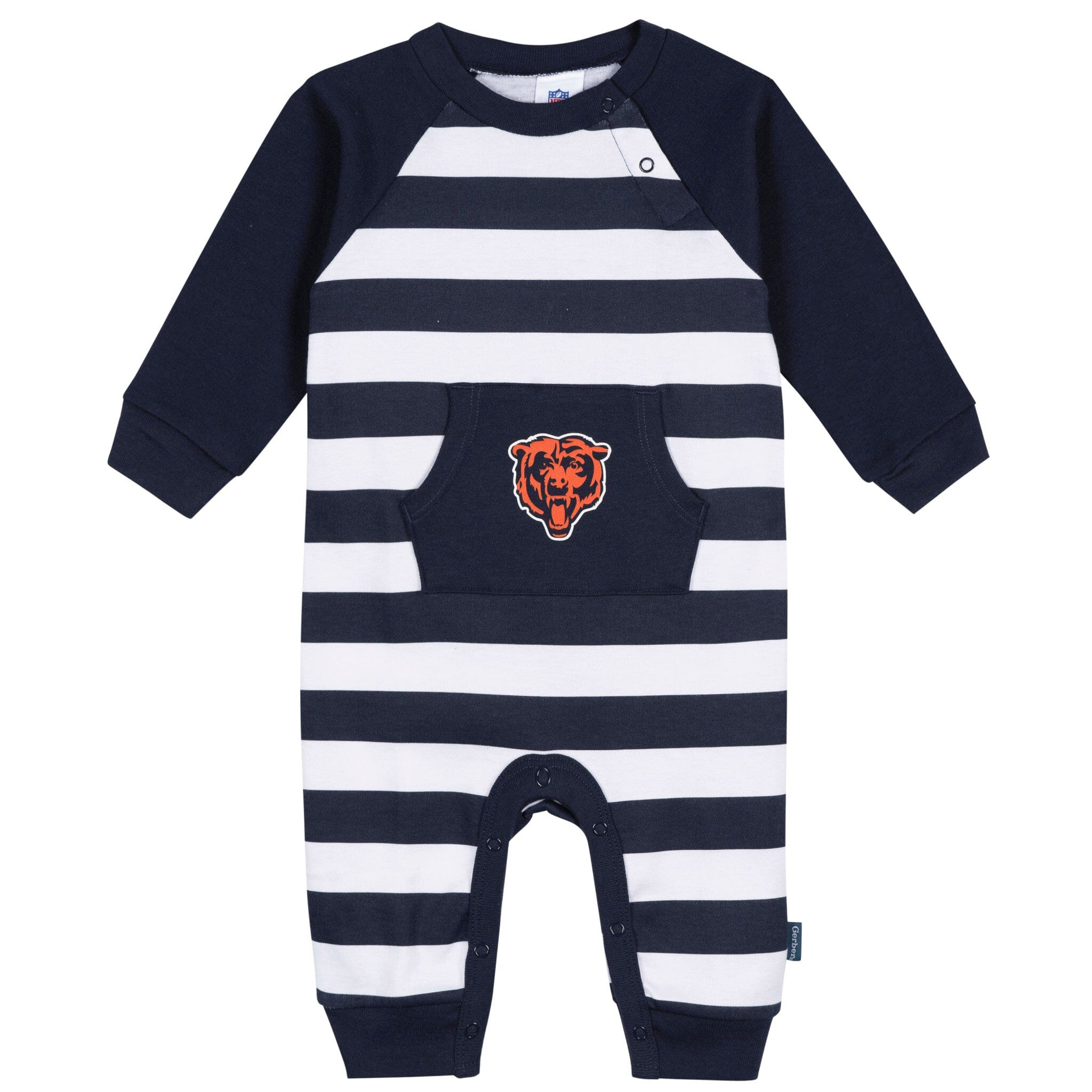 Baby Chicago Bears Football Romper with Pocket