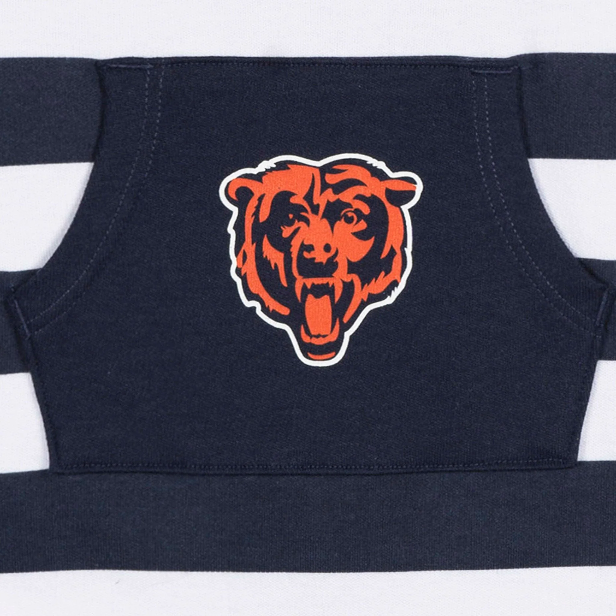 Baby Chicago Bears Football Romper with Pocket - Image 3