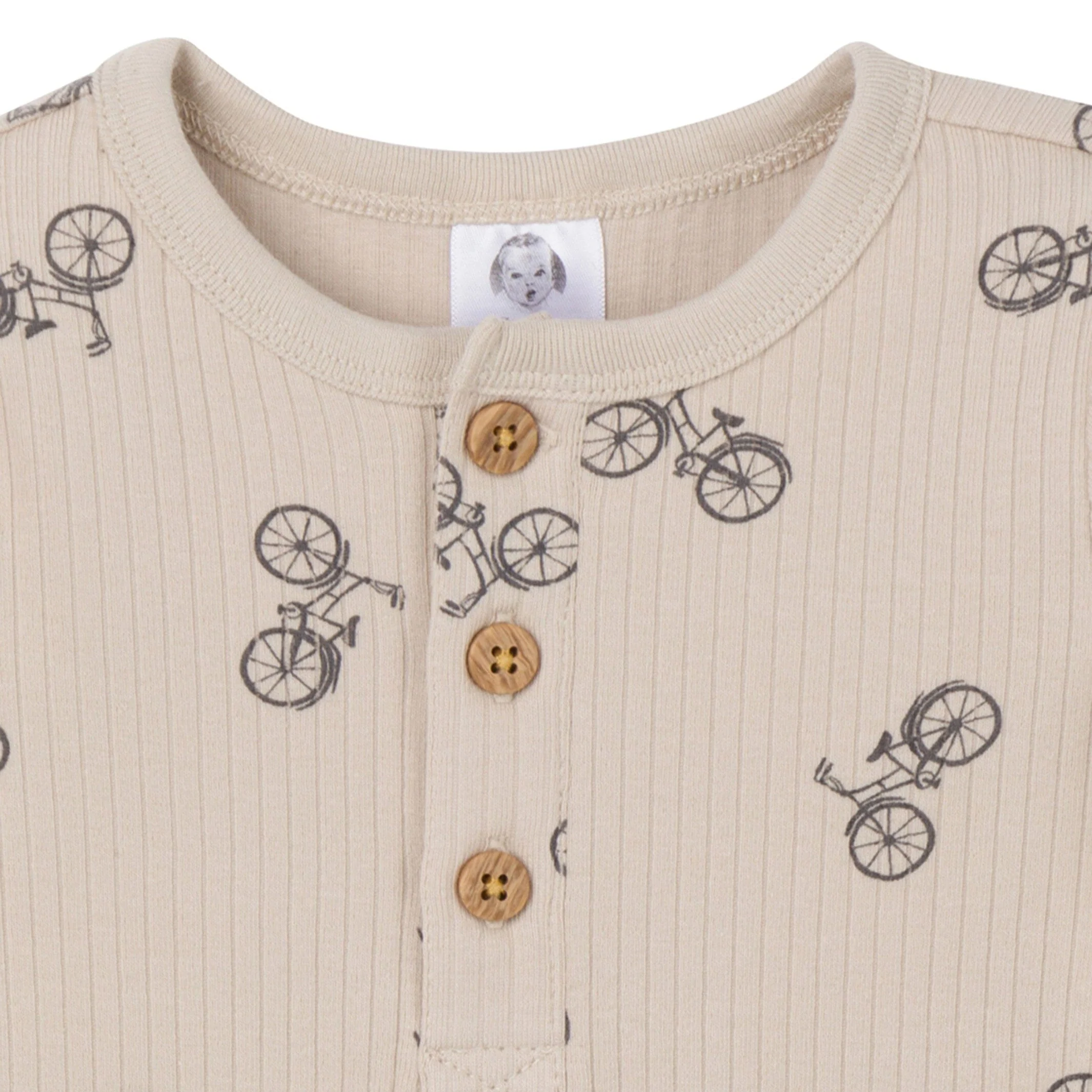 Baby Boys Bicycles Romper - Image 2