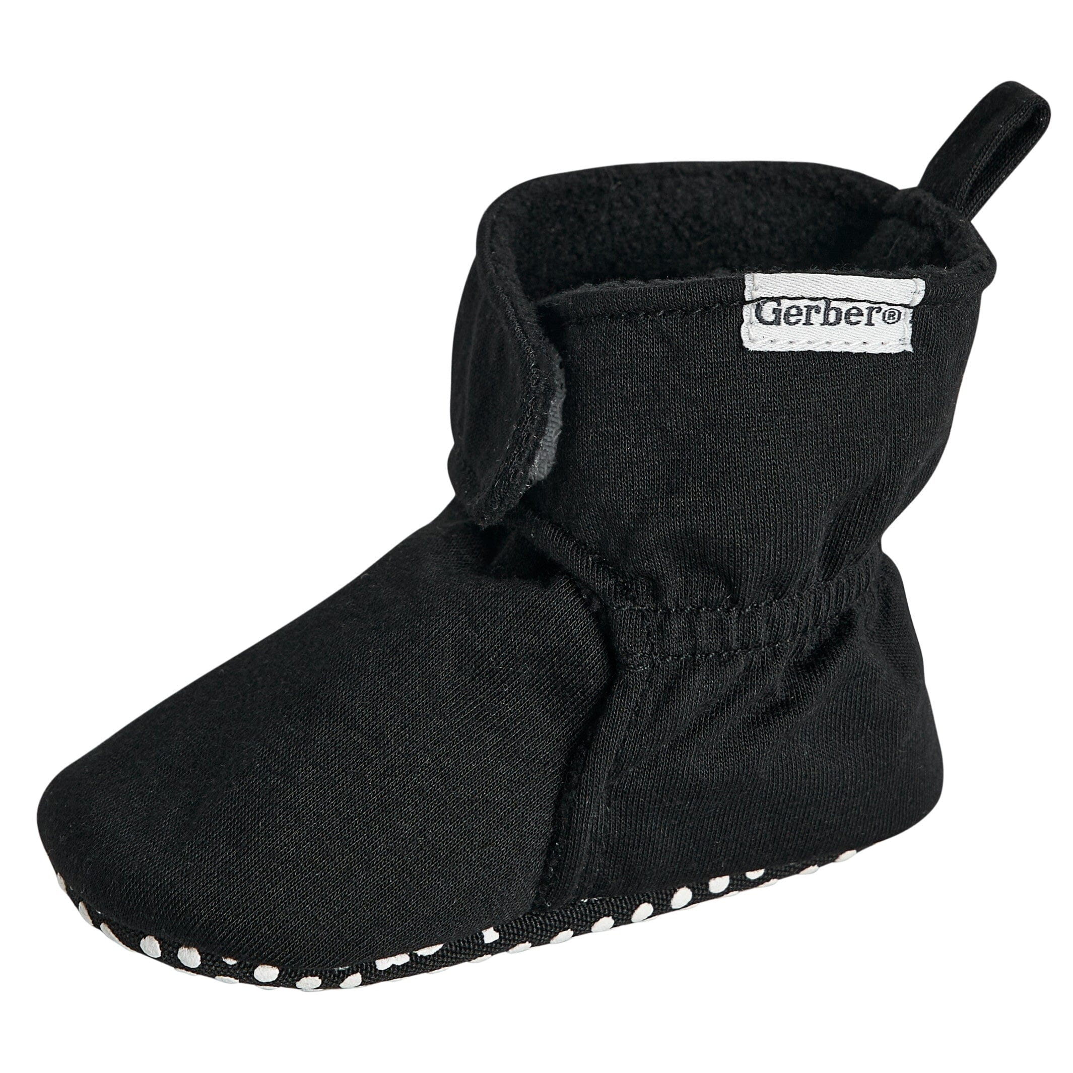 Baby Neutral Black Soft Booties - Image 5