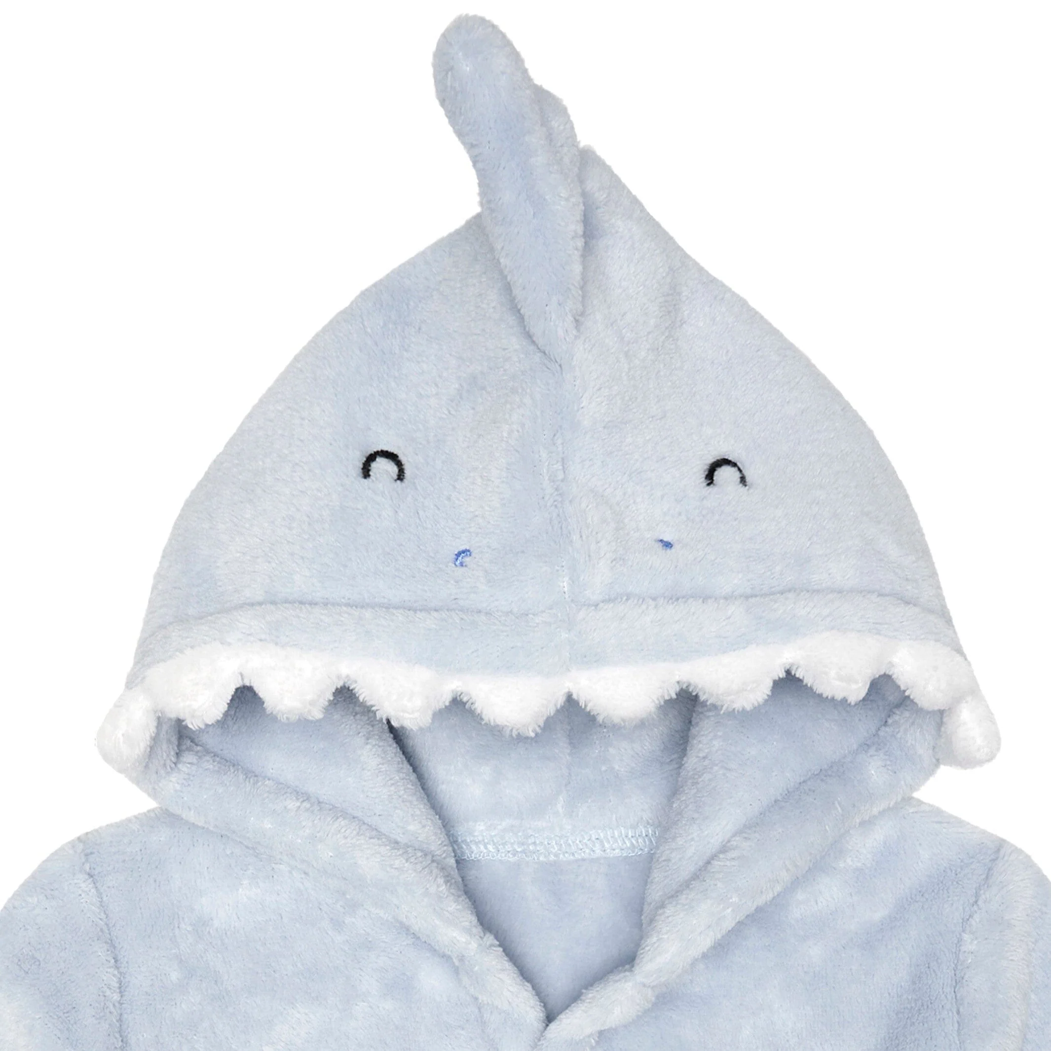 Embroidered Baby Boys Shark Robe - Image 5