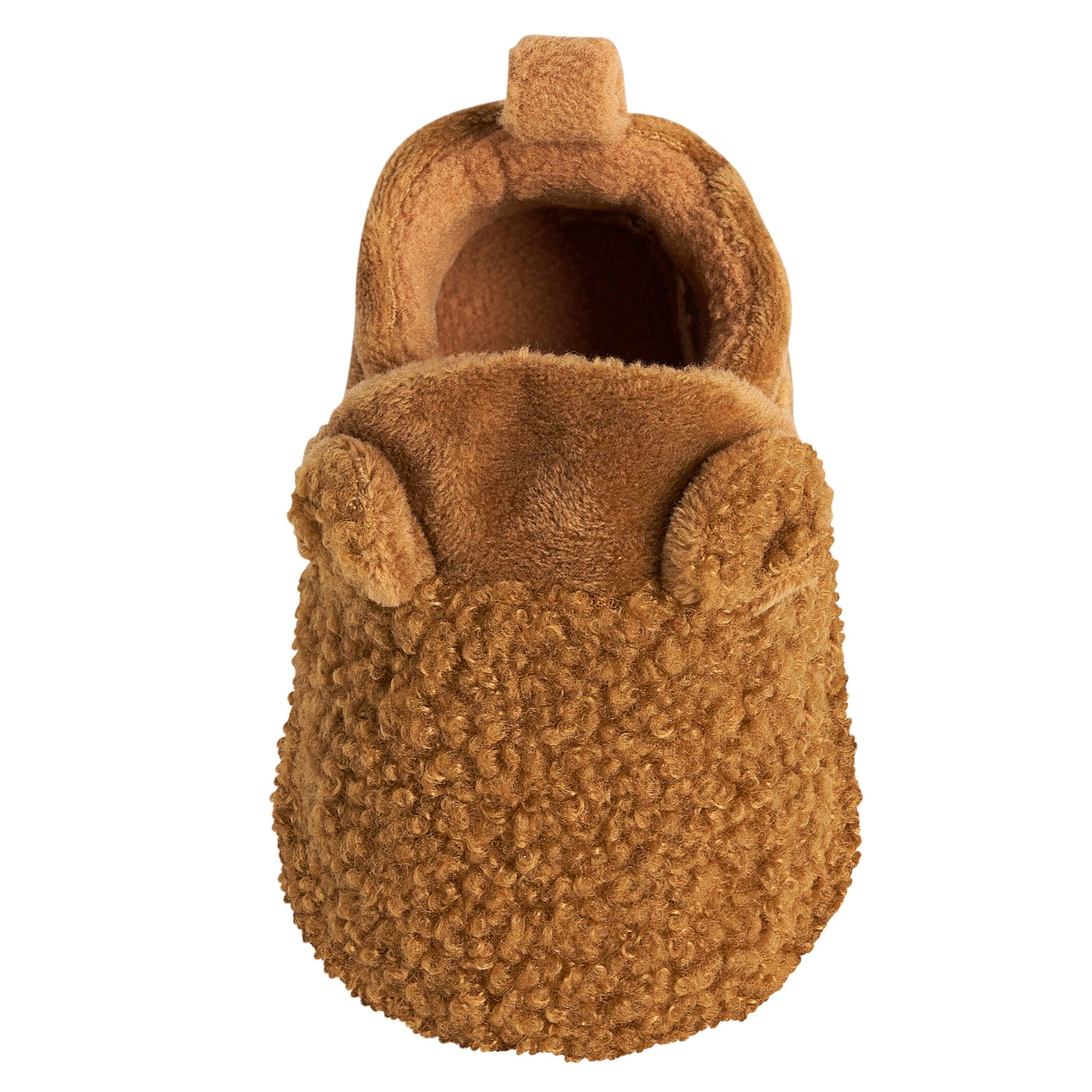 Baby Neutral Brown Sherpa Booties - Image 7