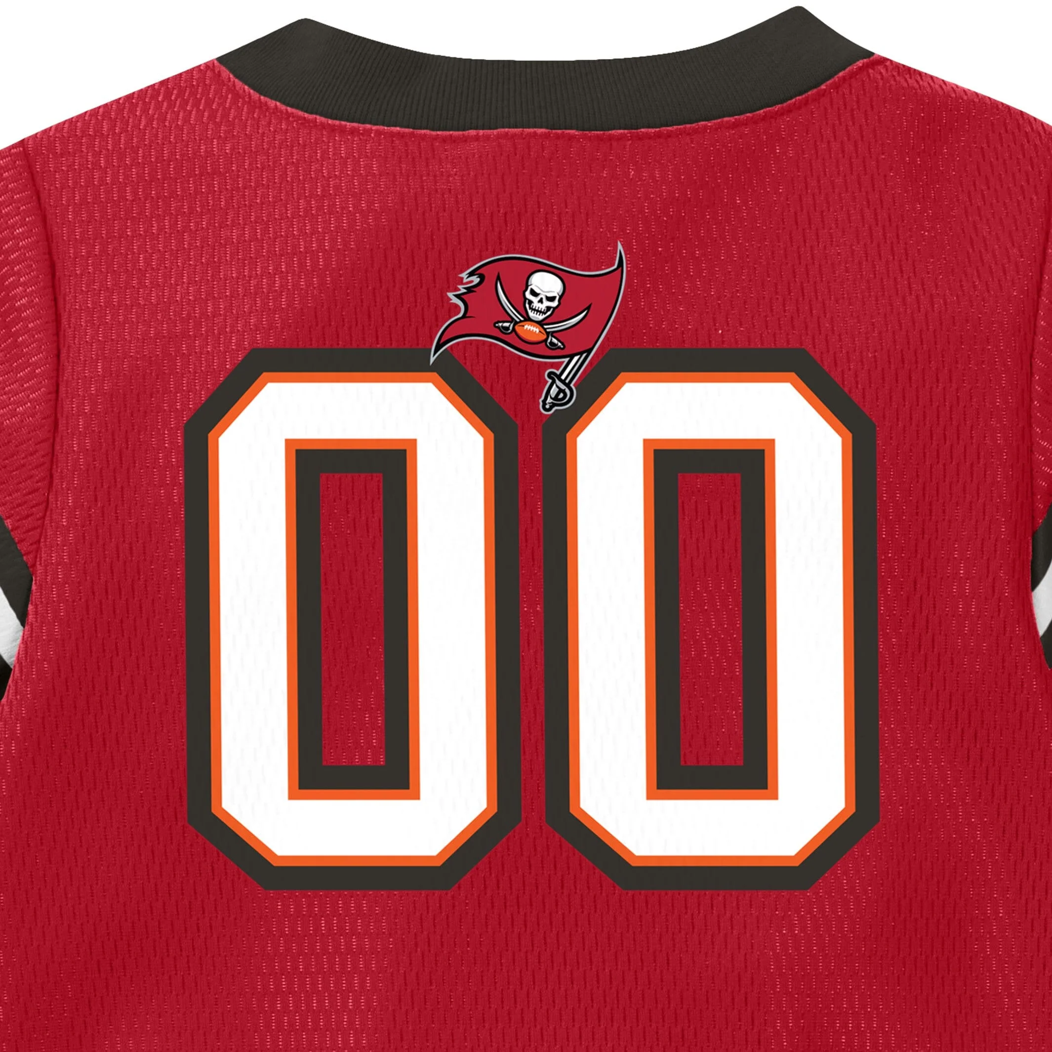 Baby Boys Tampa Bay Buccaneers Short Sleeve Jersey Bodysuit - Image 6