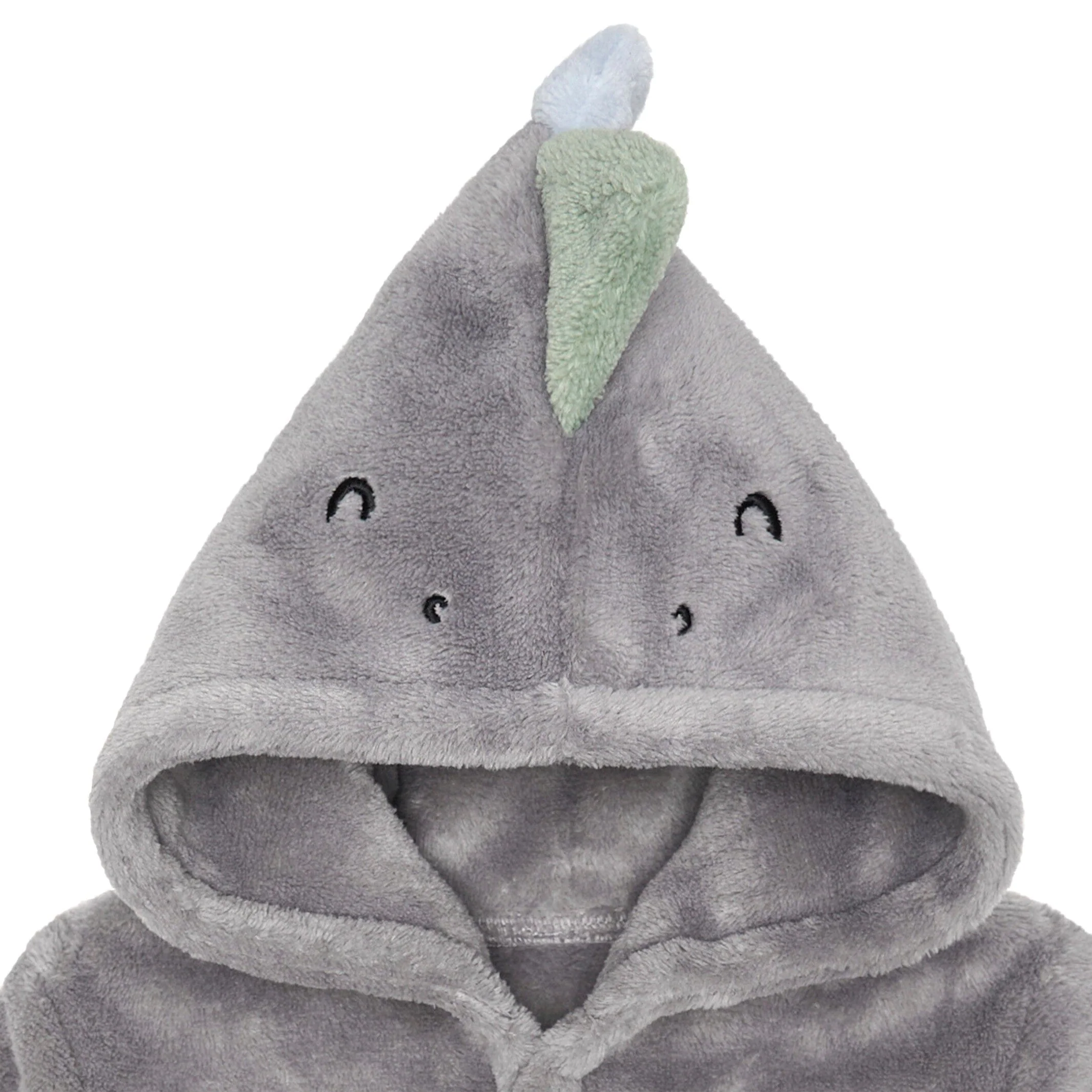 Embroidered Baby Boys Dino Robe - Image 3