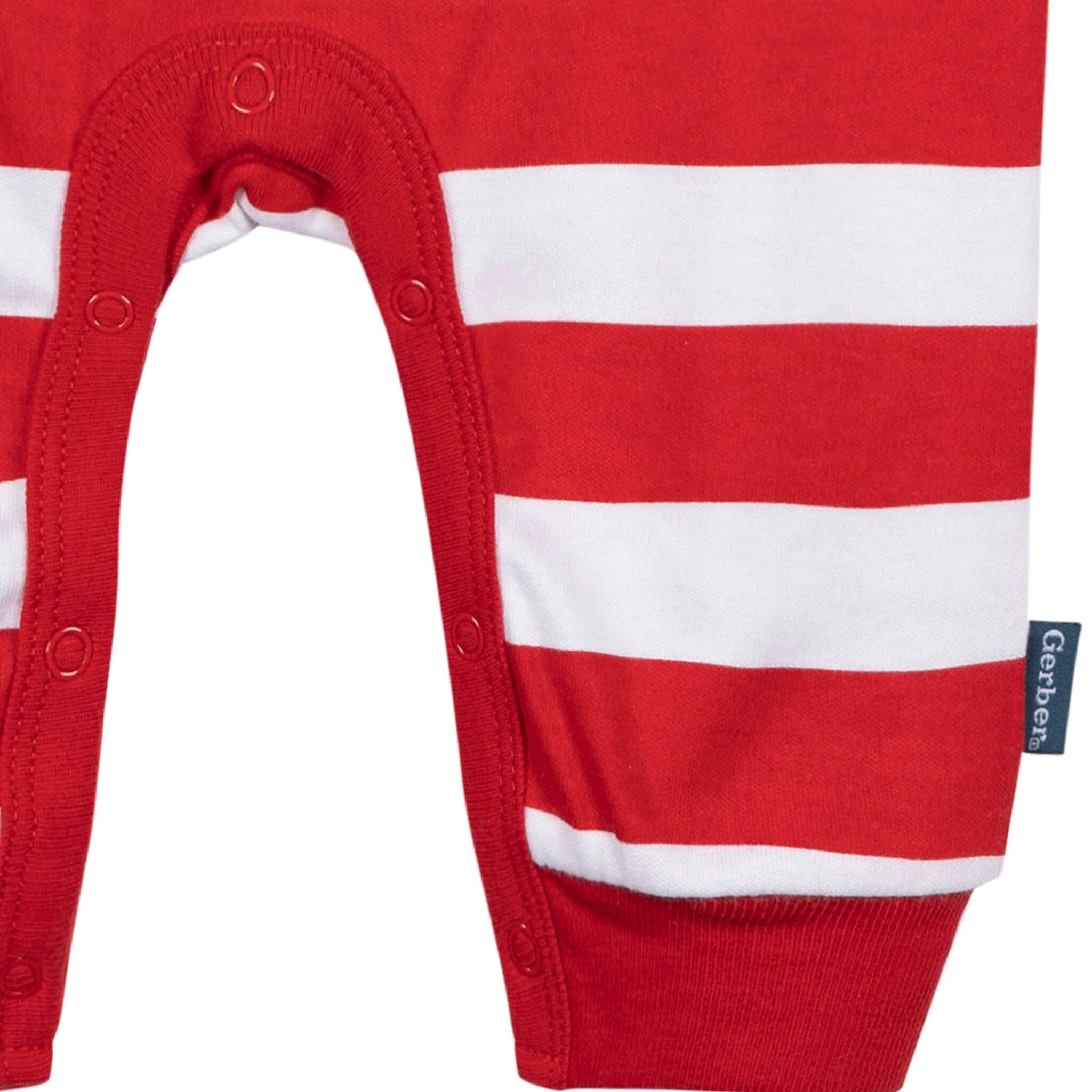 Baby Kansas City Chiefs Football Romper with Pocket - Image 4