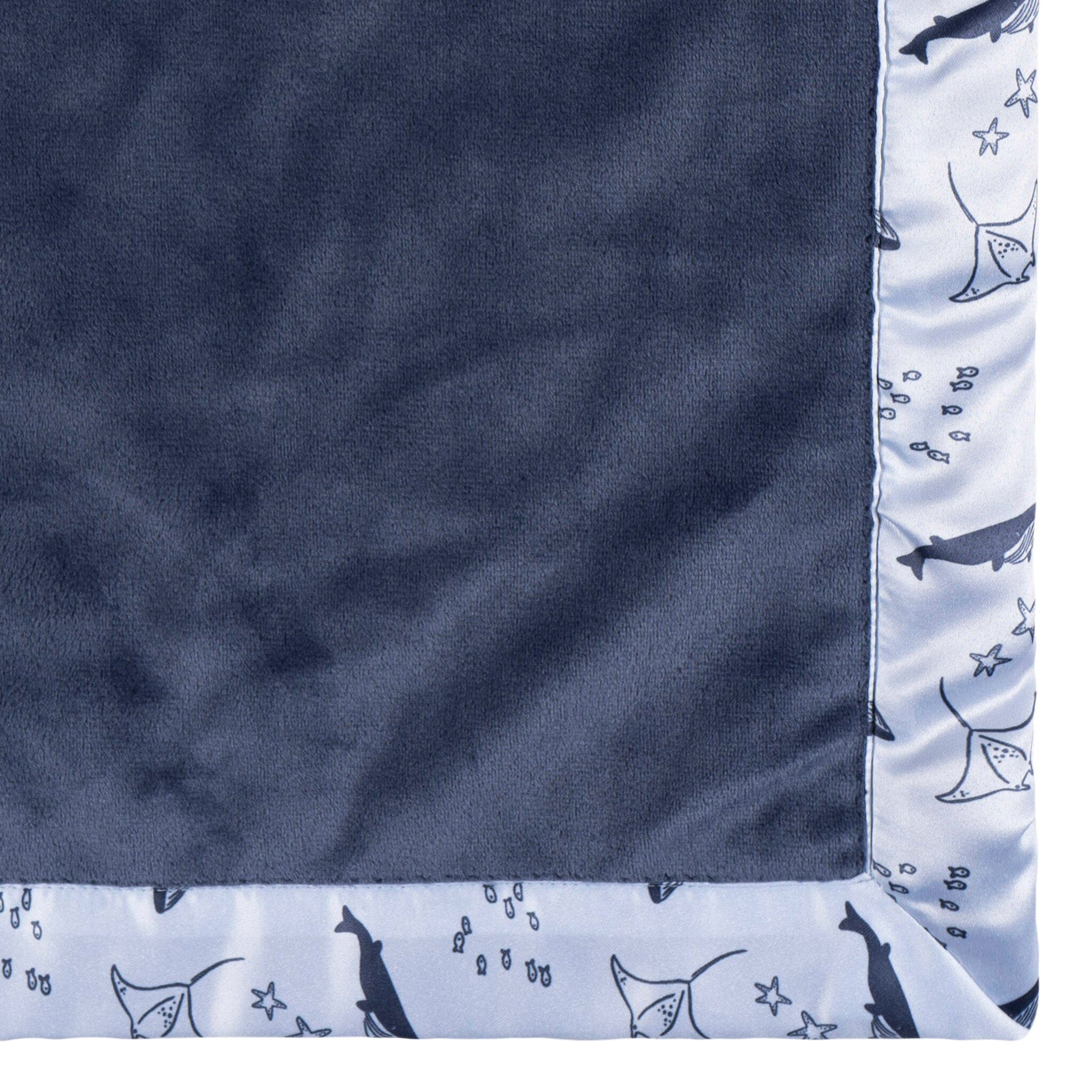 Embroidered Coastal Calm Plush Blanket - Image 6
