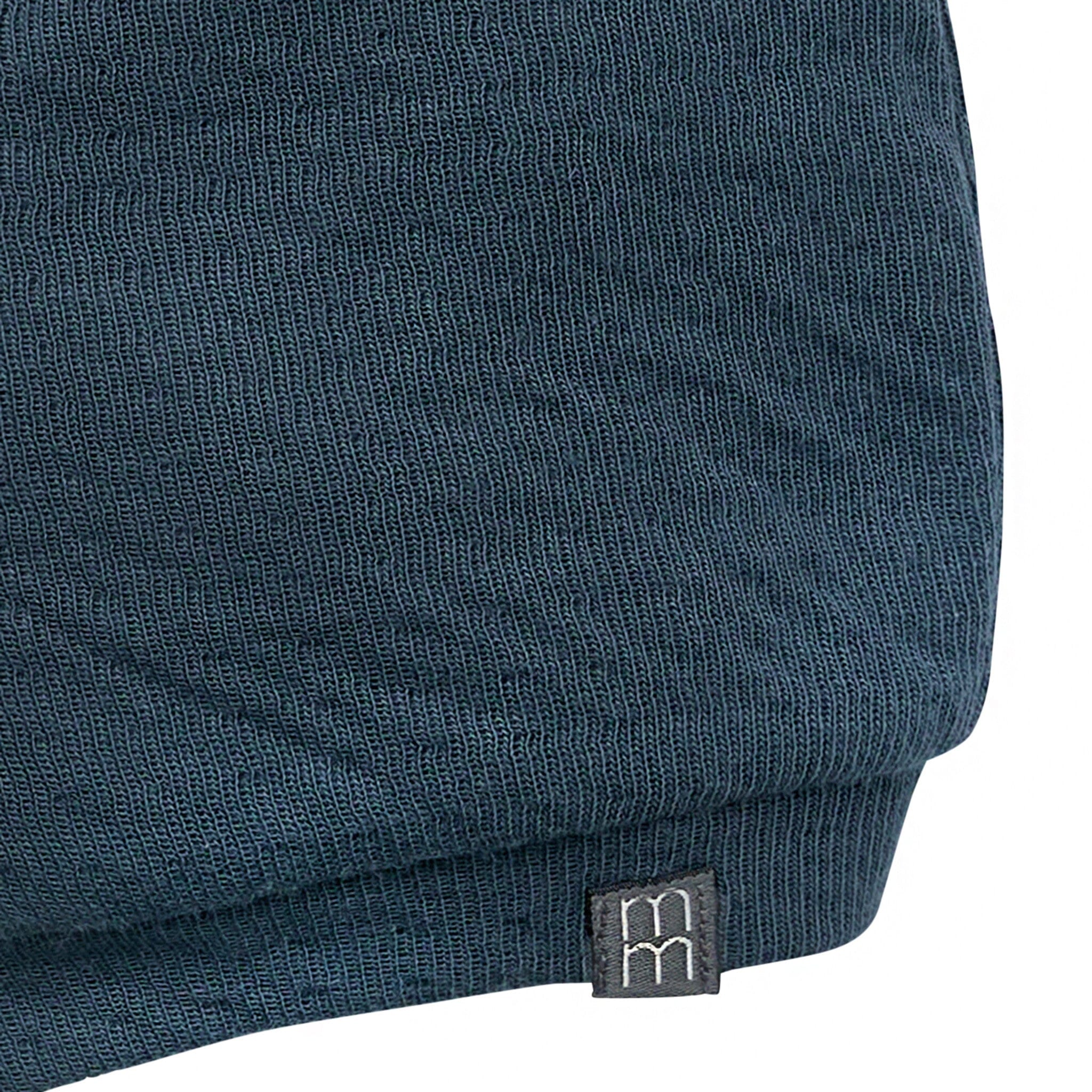 Baby Boys Dark Blue Cuffed Shorts - Image 4