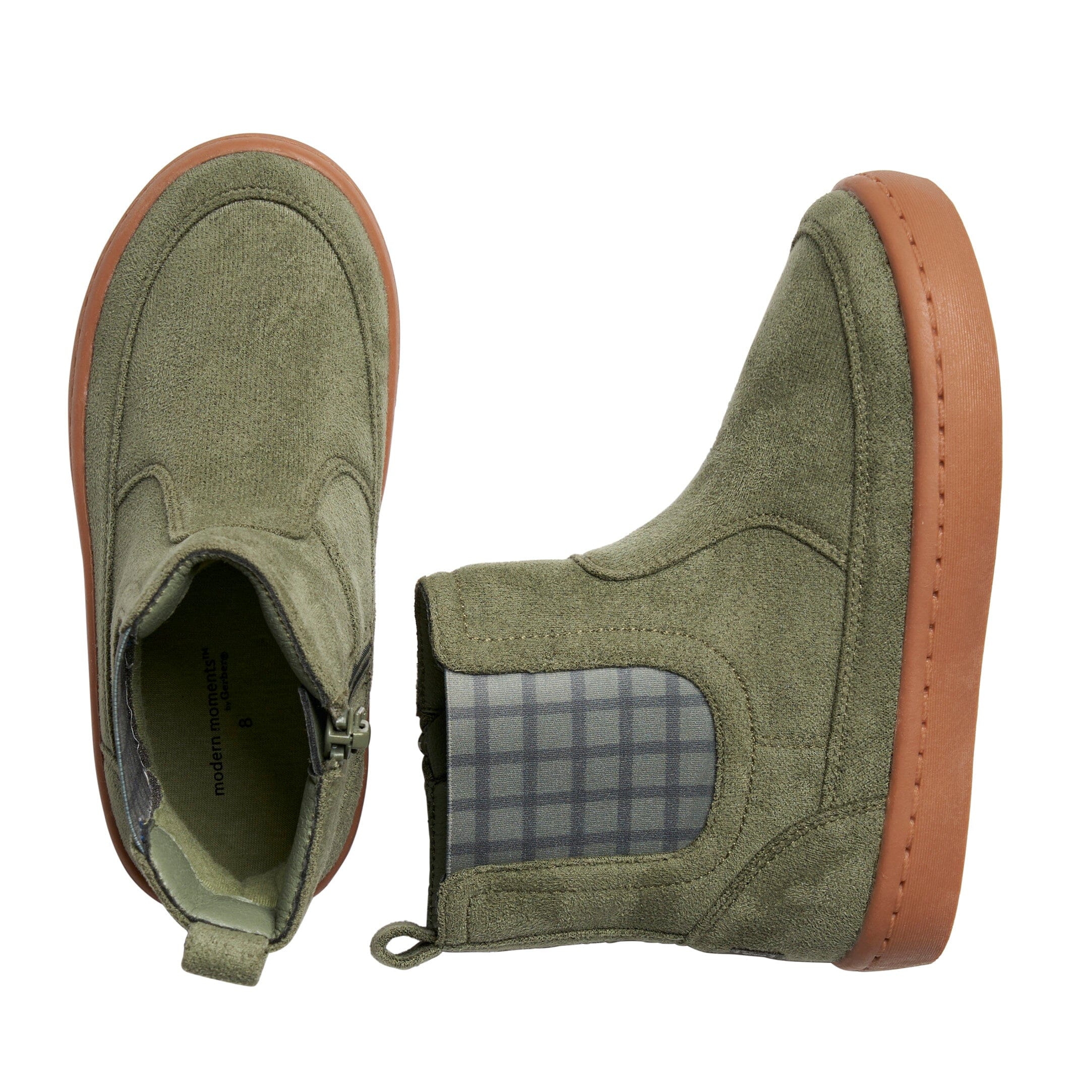 Infant & Toddler Boys Dark Green Chelsea Boot - Image 3