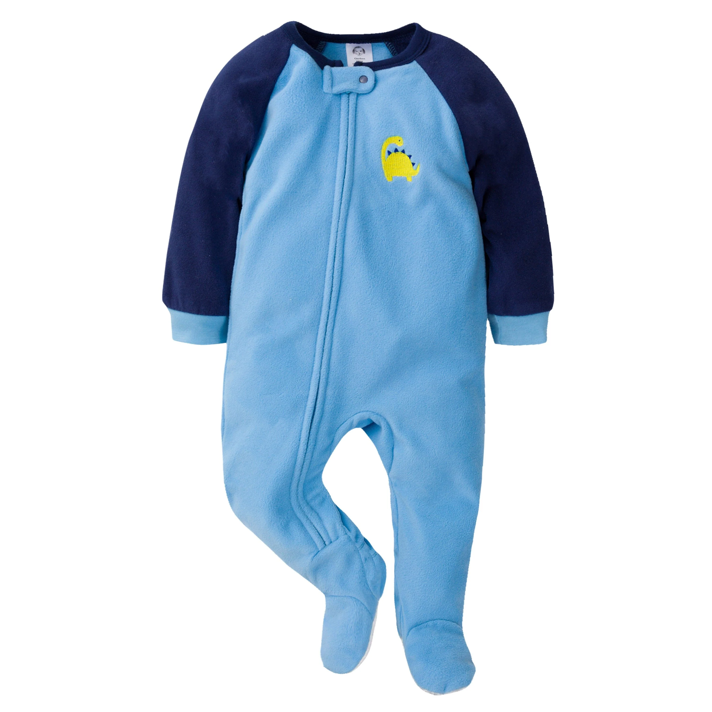 Infant Boys Dinosaur Fleece Pajamas