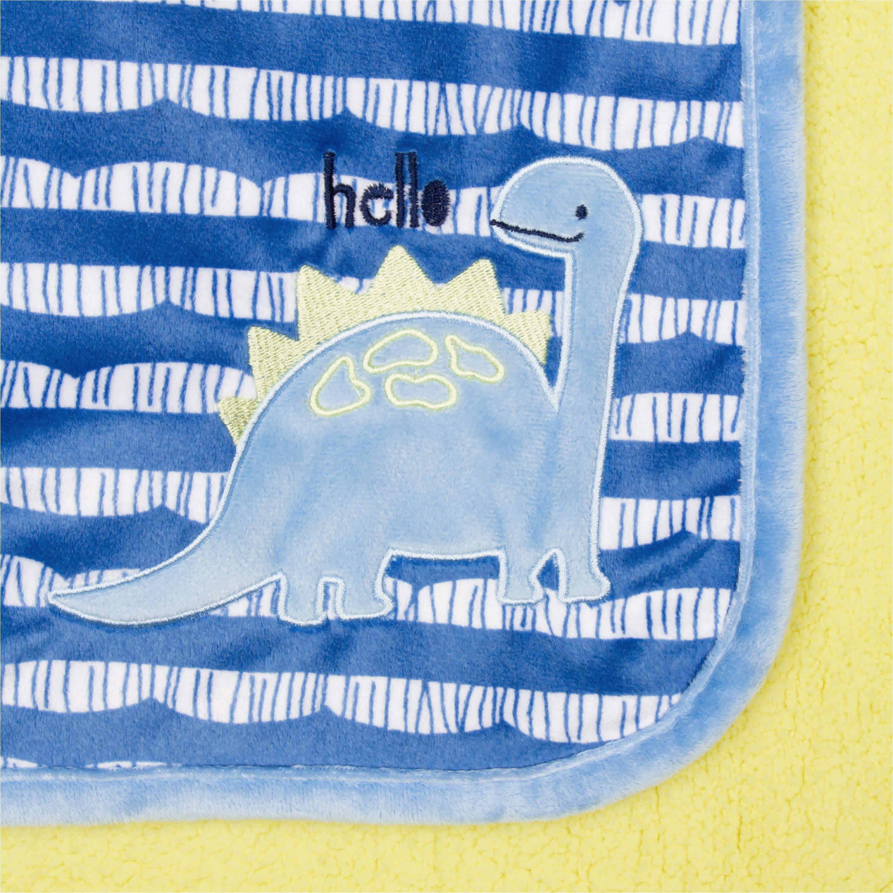 Boys Dinosaur Plush Blanket - Image 2