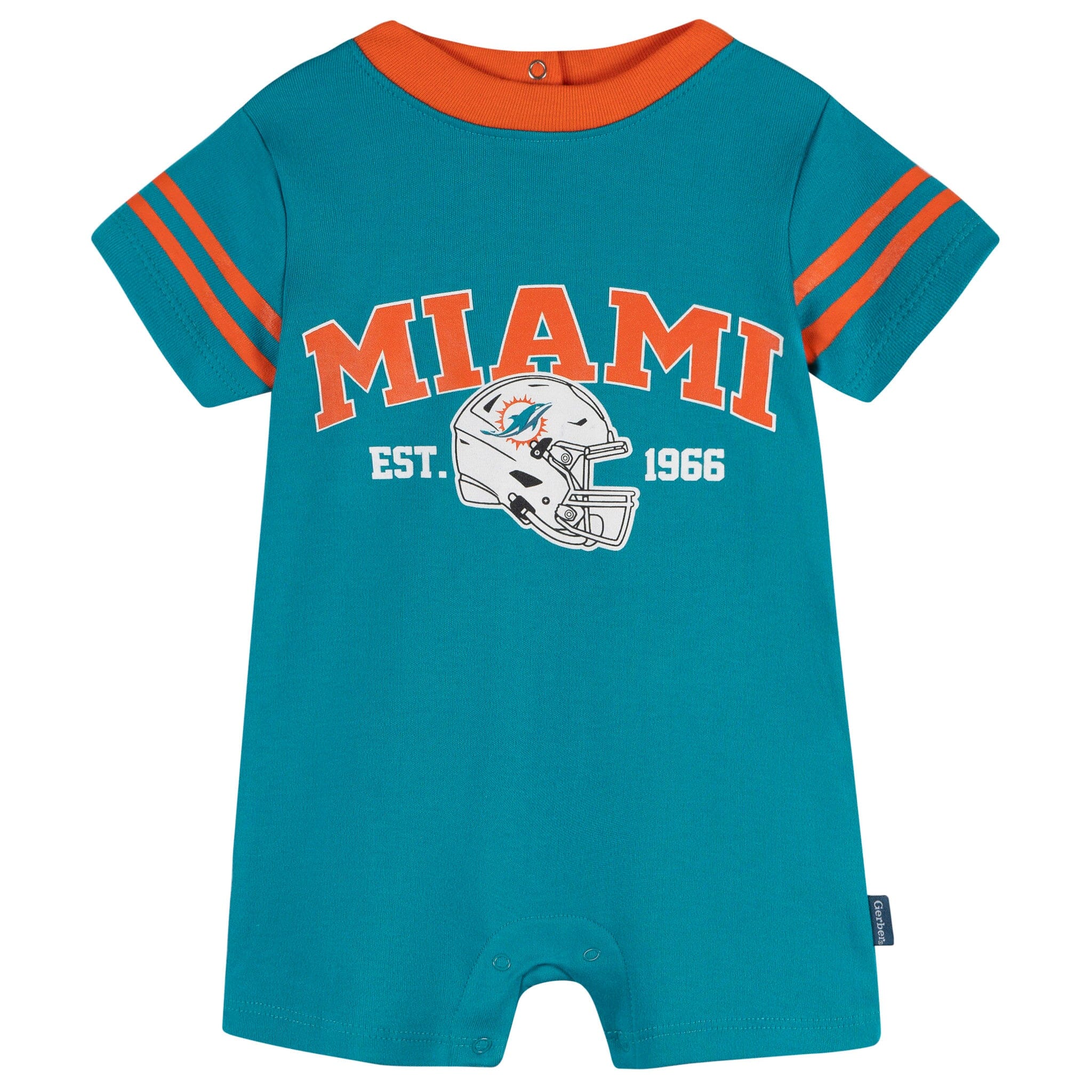 Baby Boys Miami Dolphins Romper