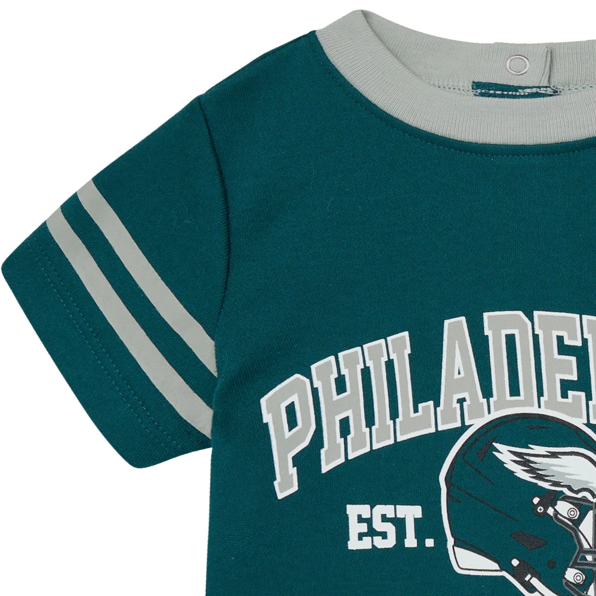 Baby Boys Philadelphia Eagles Romper - Image 3