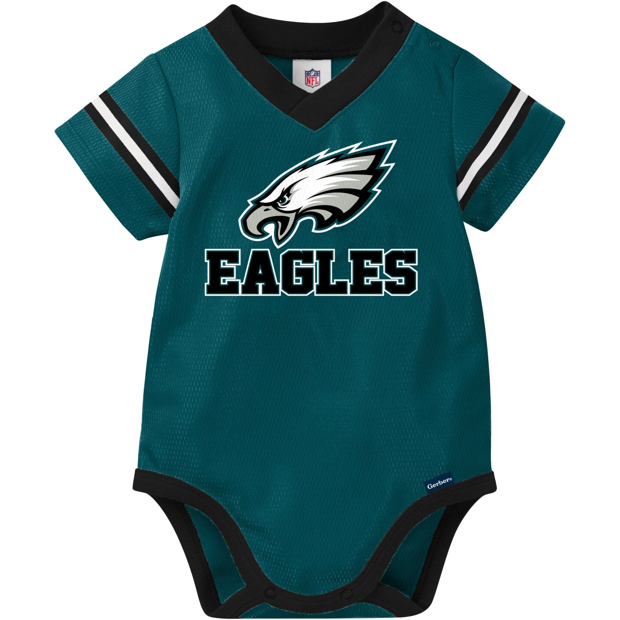 Baby Boys Philadelphia Eagles Short Sleeve Jersey Bodysuit
