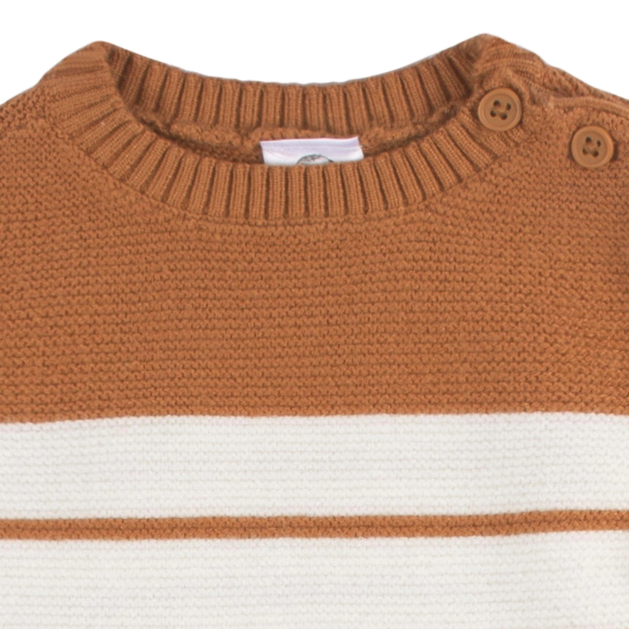 Baby Boys Fox Sweater Knit Romper - Image 4