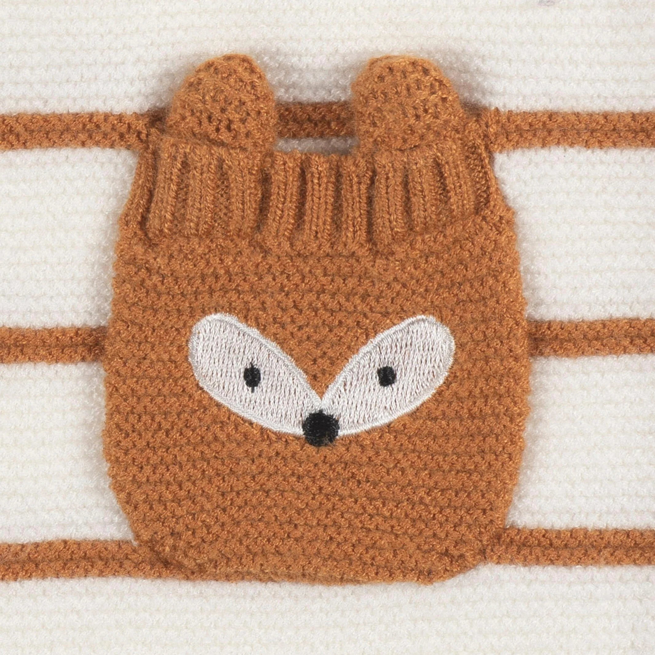 Baby Boys Fox Sweater Knit Romper - Image 5